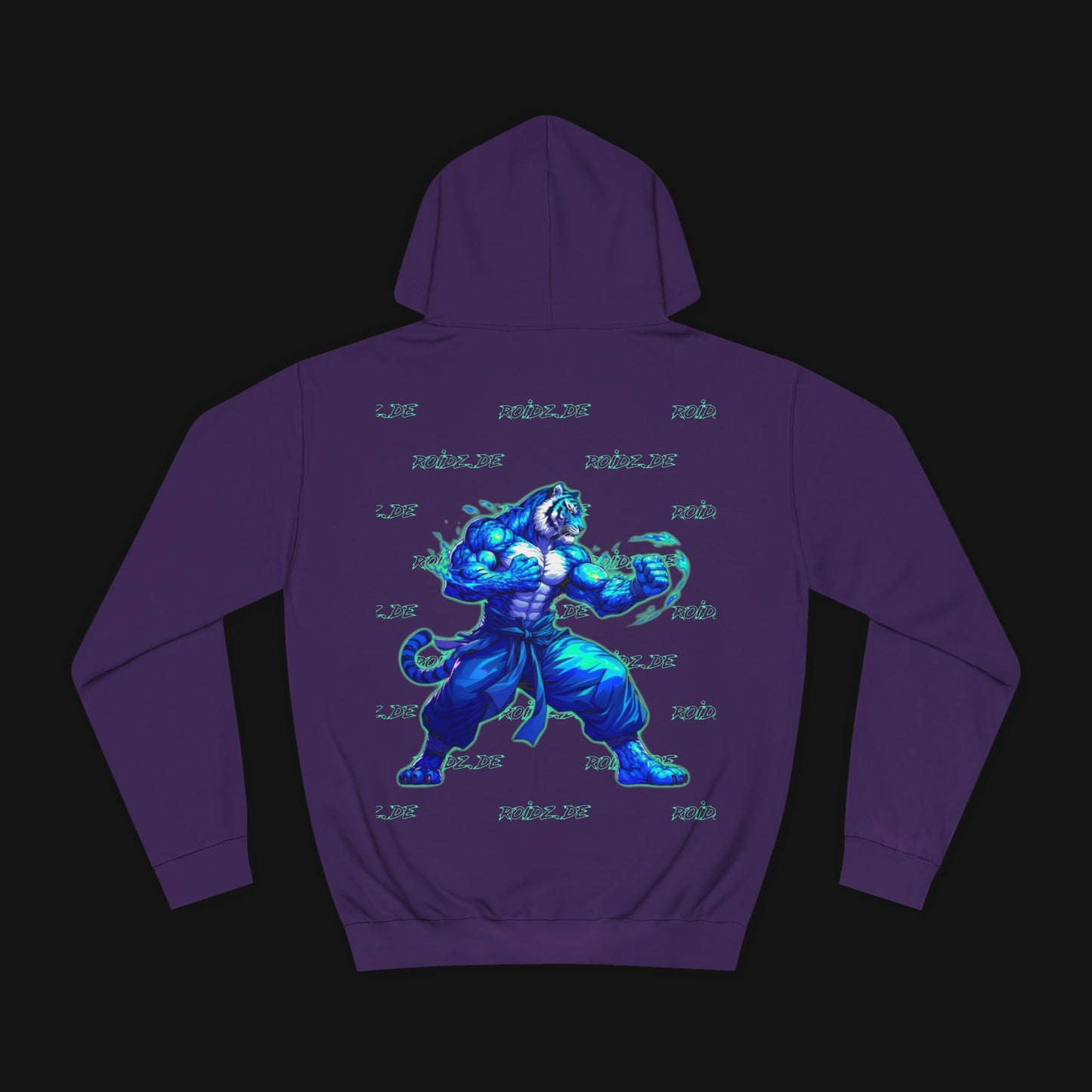 Hoodie (80% Baumwolle) - Schattenboxen, hinten
