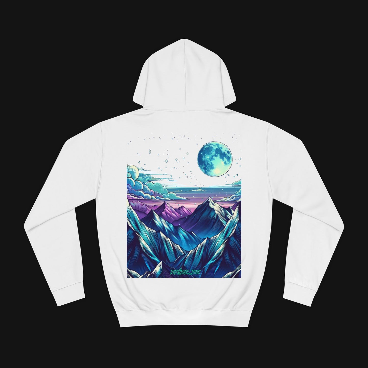 Hoodie (80% Baumwolle) - Berge, hinten