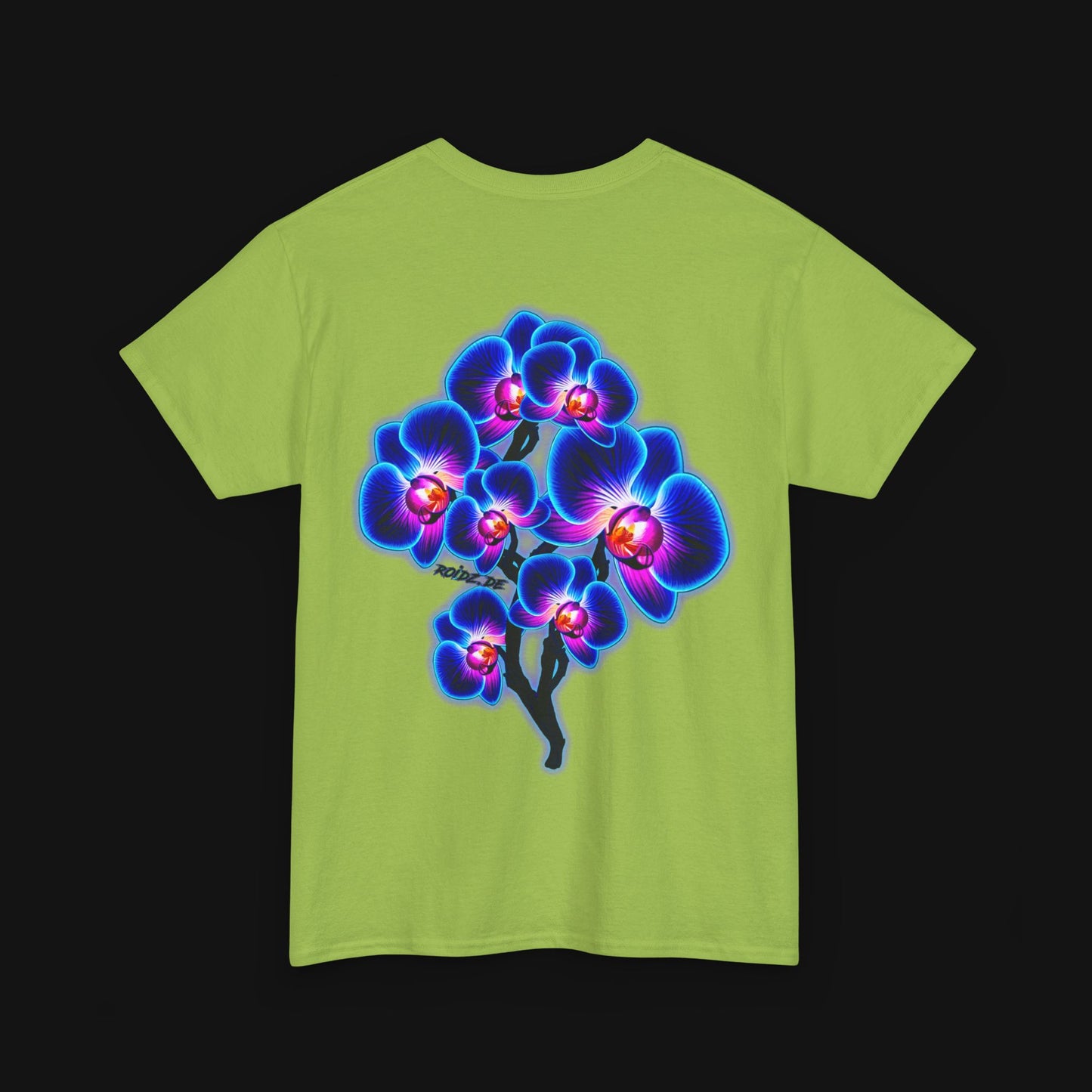 T-Shirt (100% Baumwolle) - Orchidee, hinten