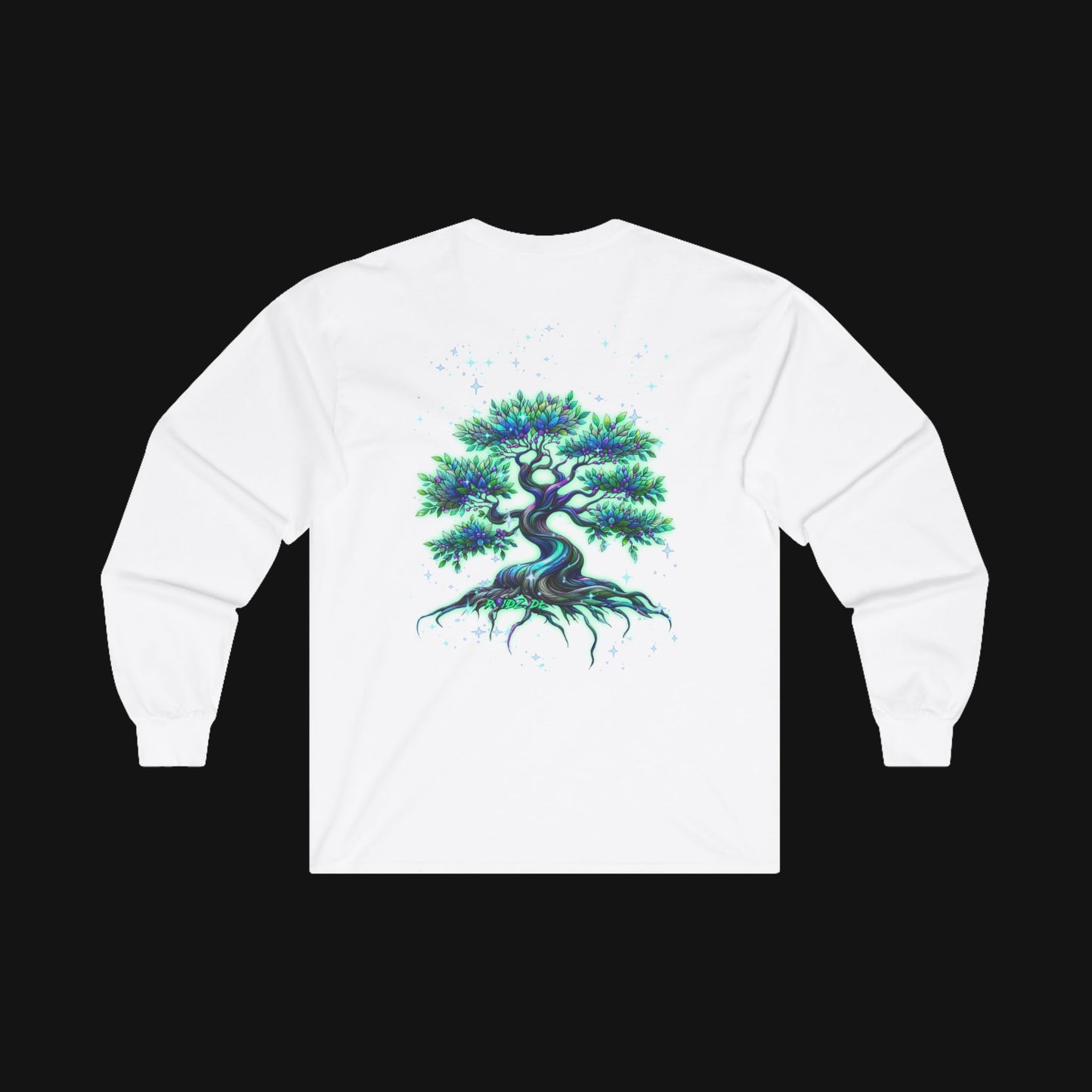Longsleeve (100% Baumwolle) - Baum, hinten