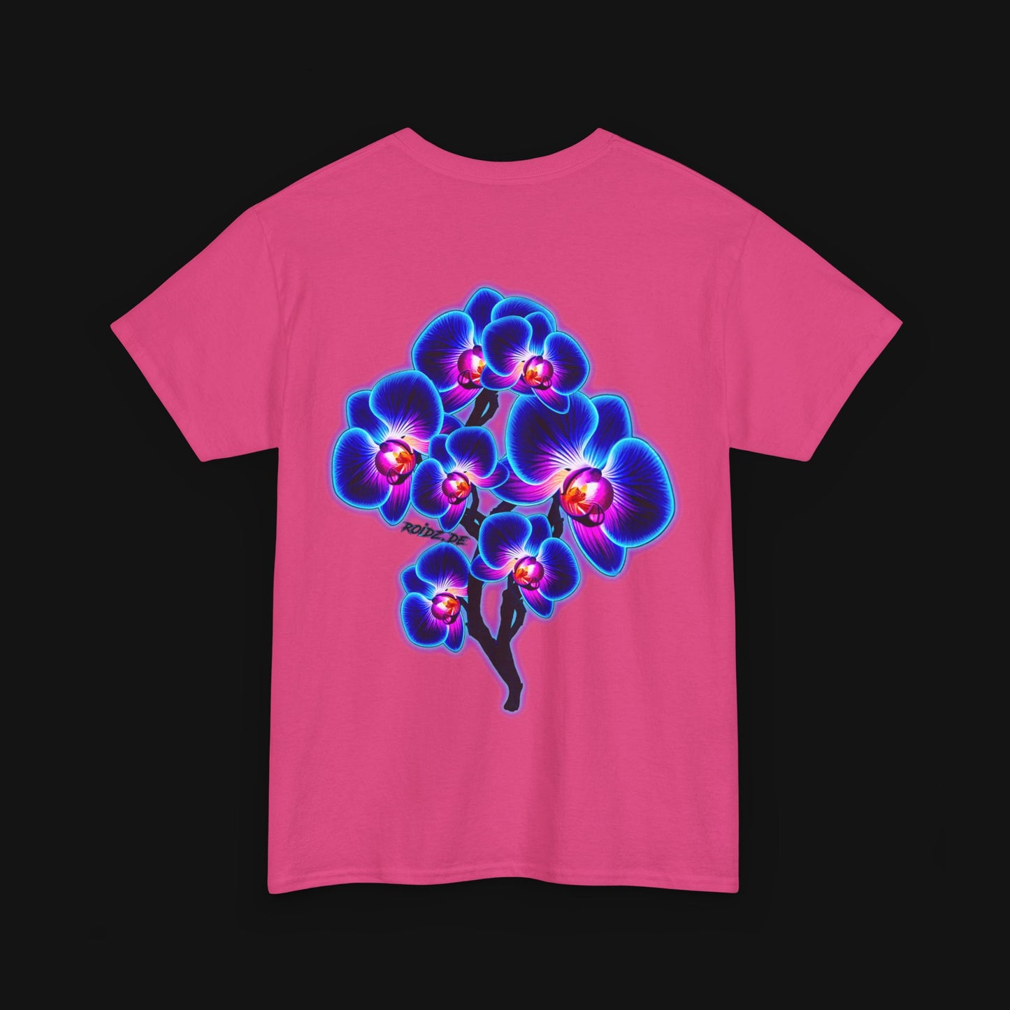 T-Shirt (100% Baumwolle) - Orchidee, hinten