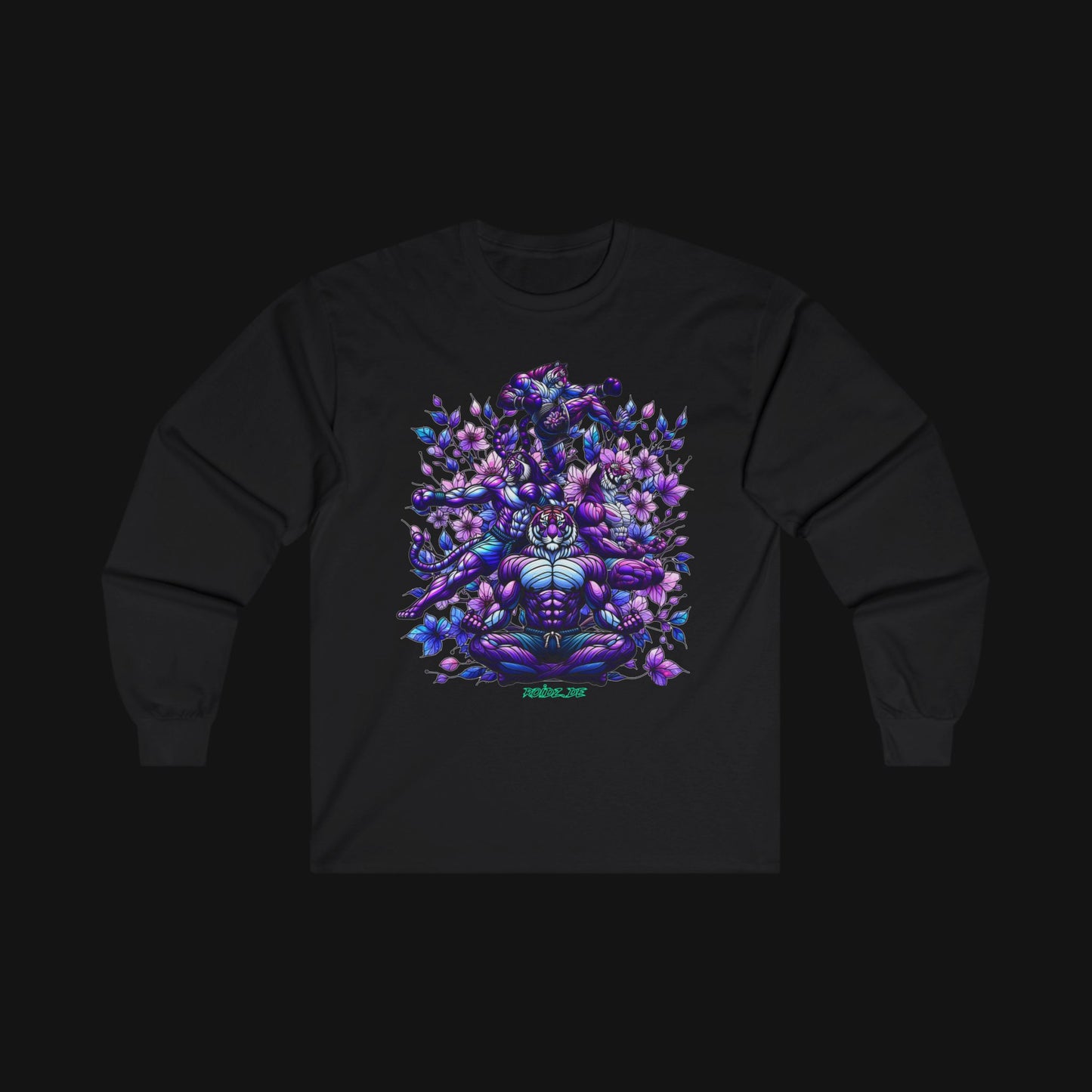 Longsleeve (100% Baumwolle) - Medetieren, vorne