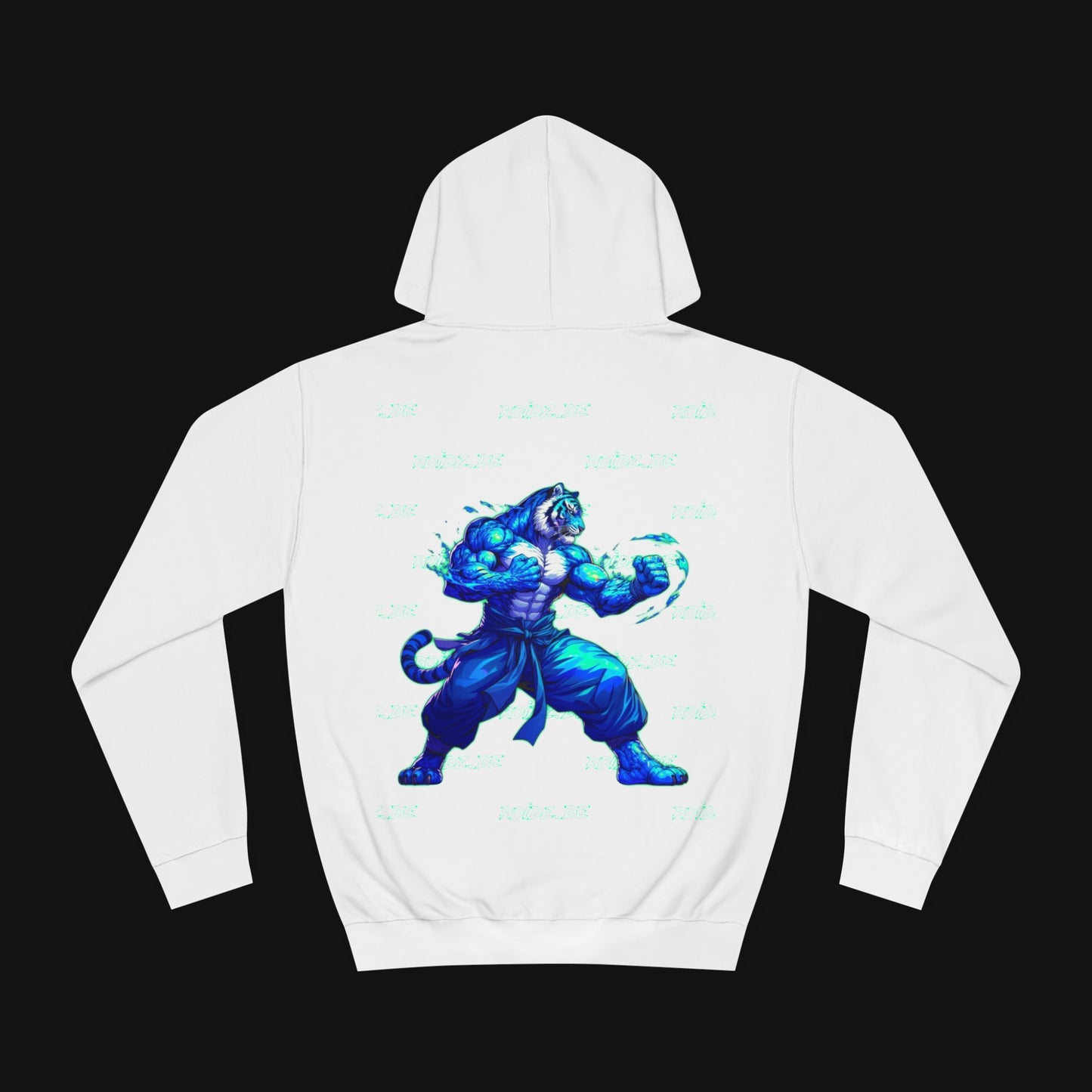 Hoodie (80% Baumwolle) - Schattenboxen, hinten