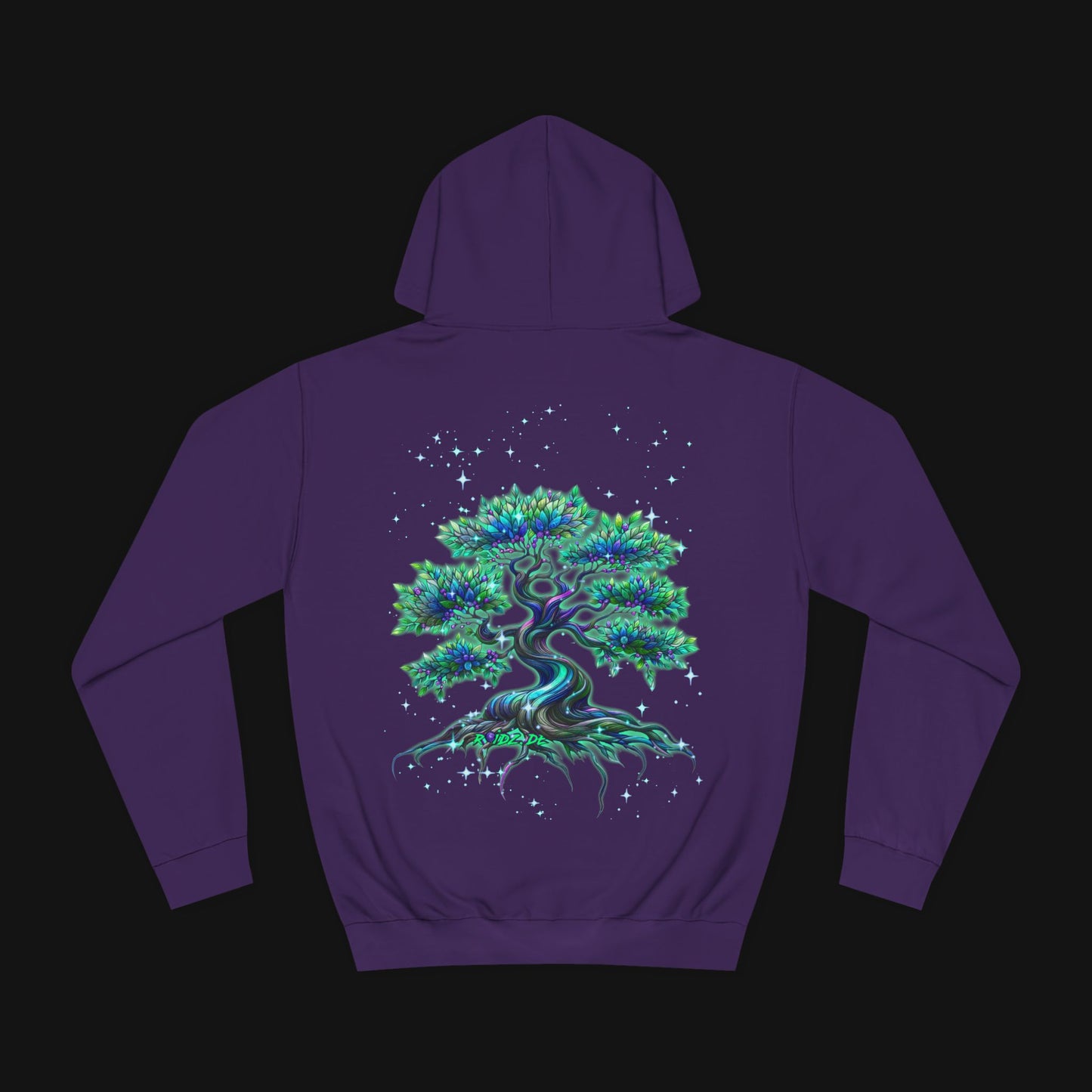 Hoodie (80% Baumwolle) - Bonsai, hinten