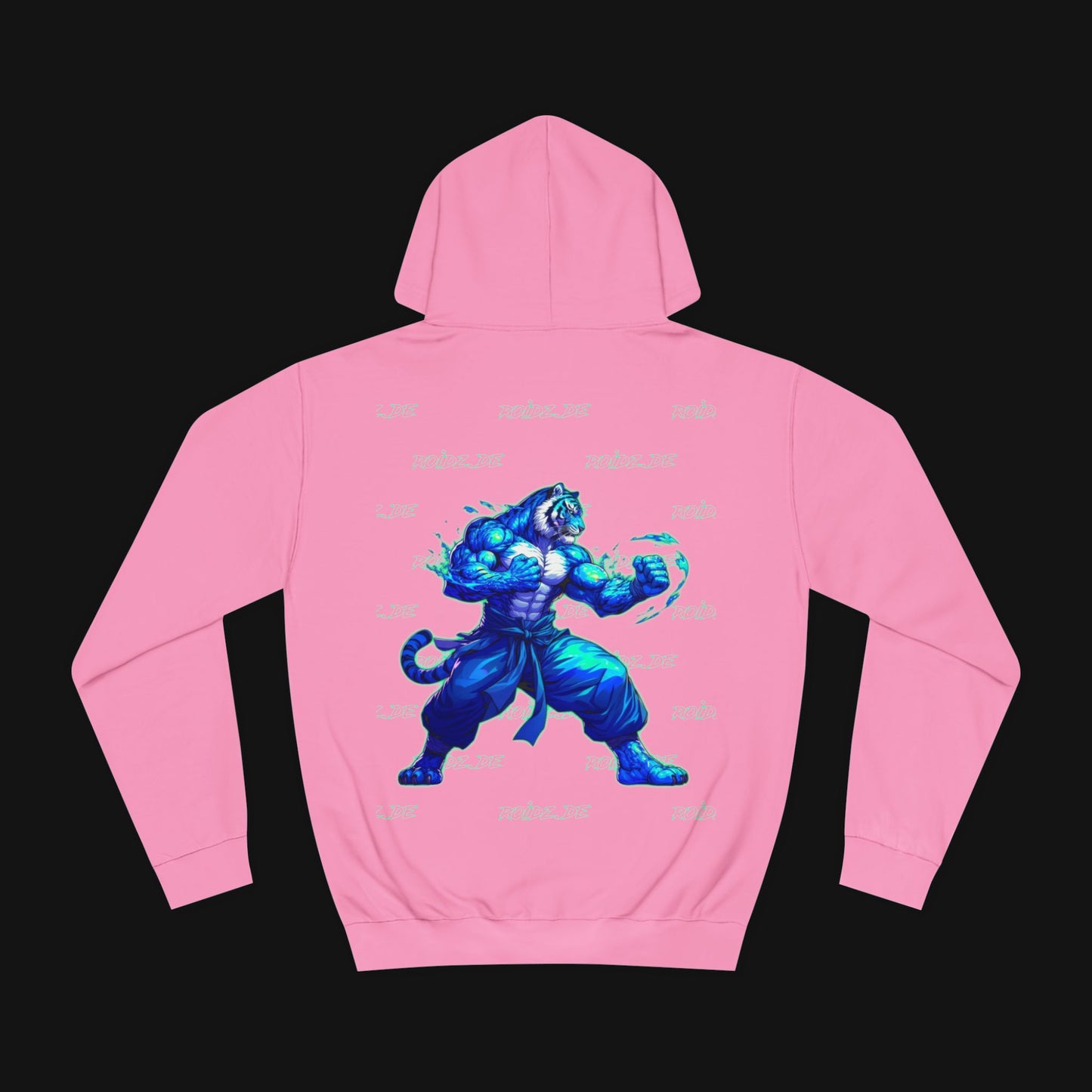Hoodie (80% Baumwolle) - Schattenboxen, hinten