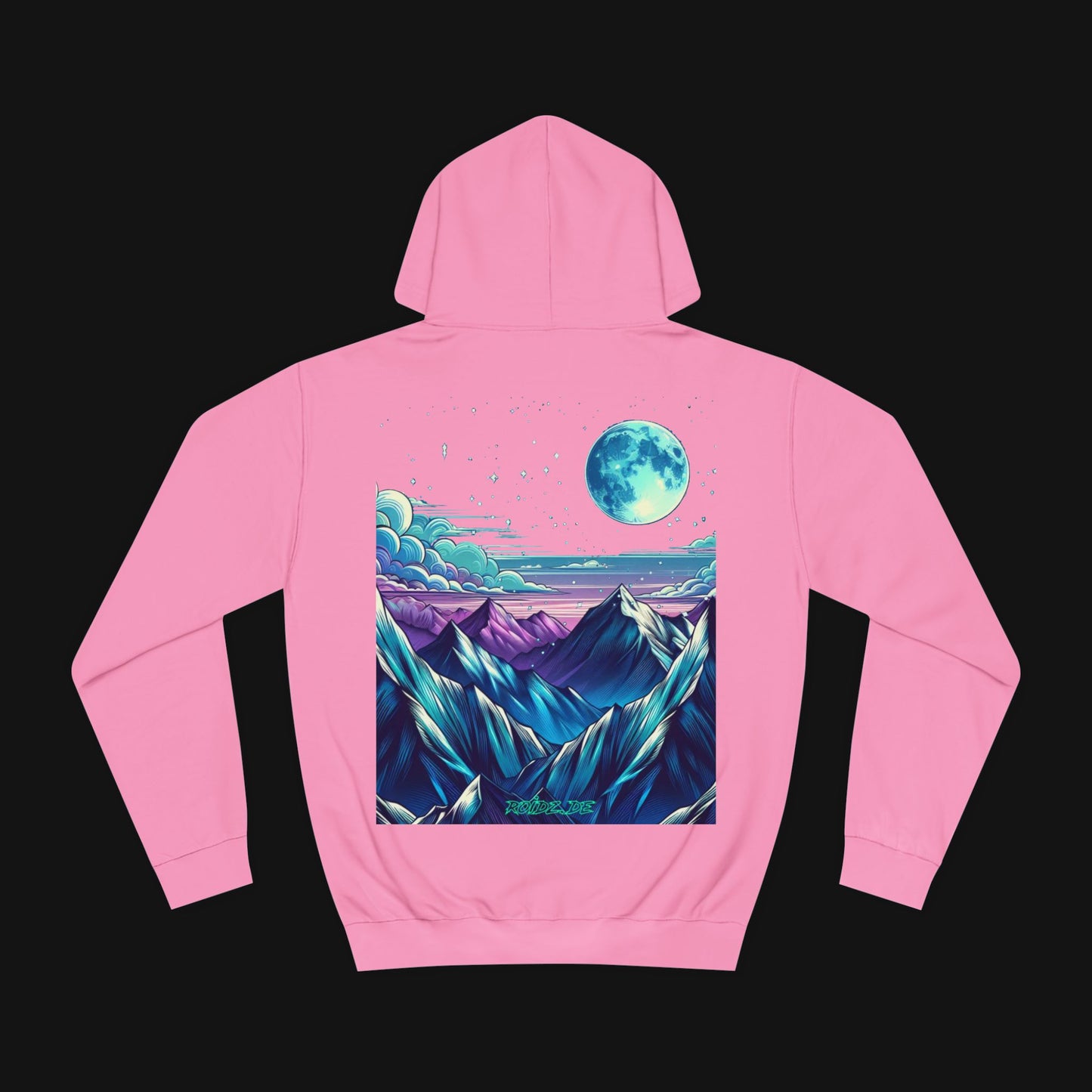 Hoodie (80% Baumwolle) - Berge, hinten