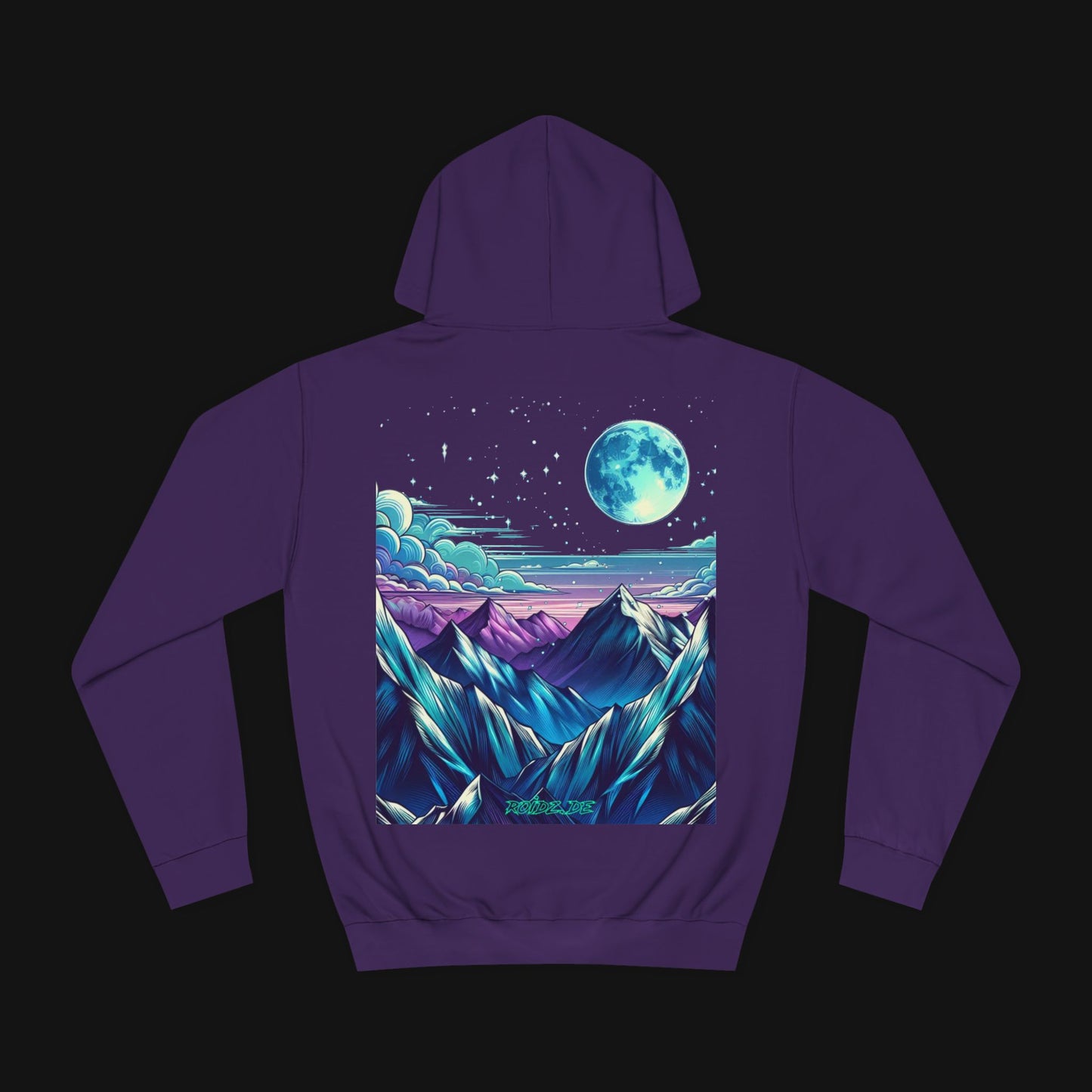 Hoodie (80% Baumwolle) - Berge, hinten