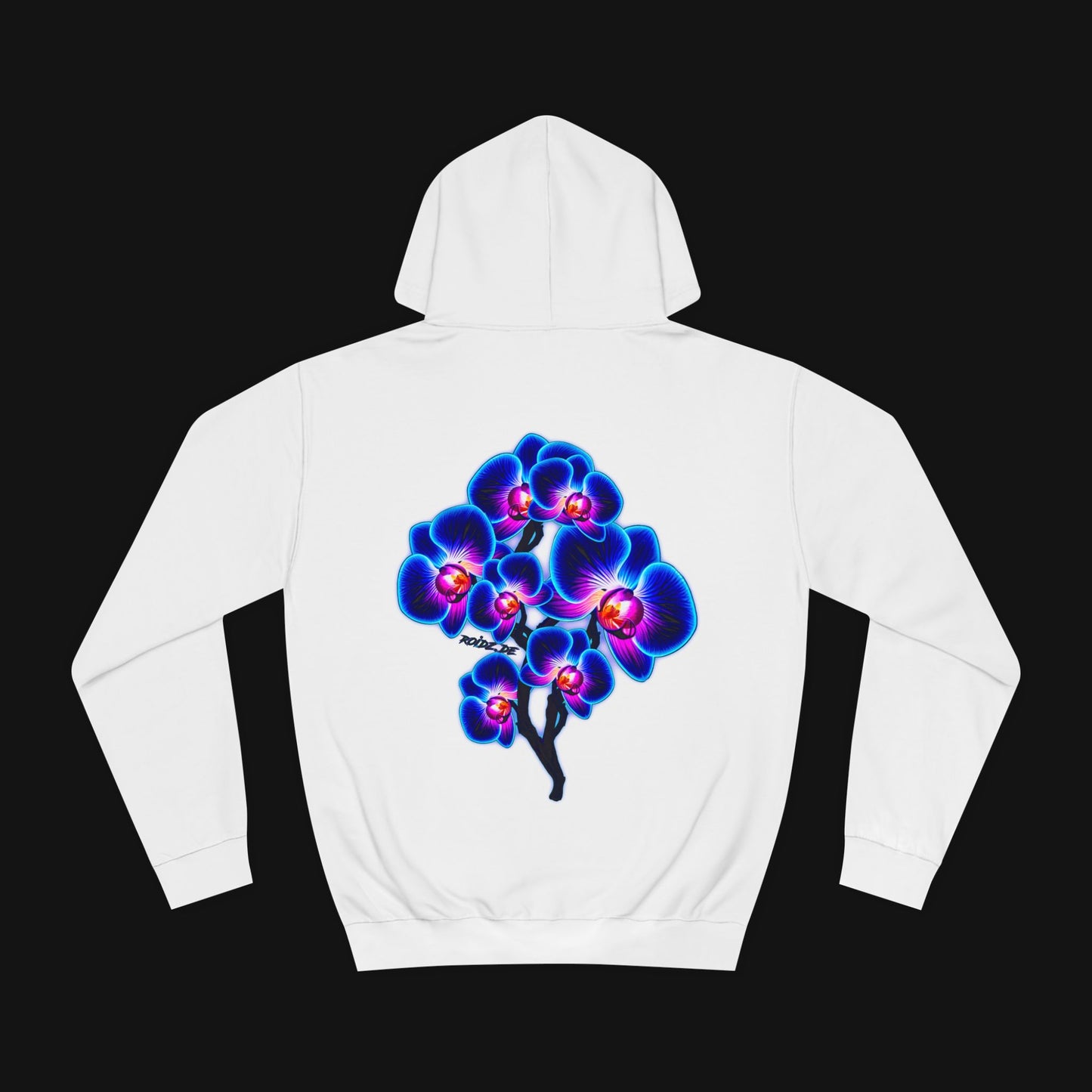 Hoodie (80% Baumwolle) - Orchidee, hinten