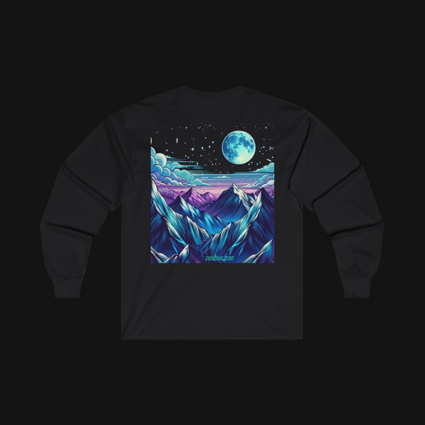 Longsleeve (100% Baumwolle) - Berge, hinten