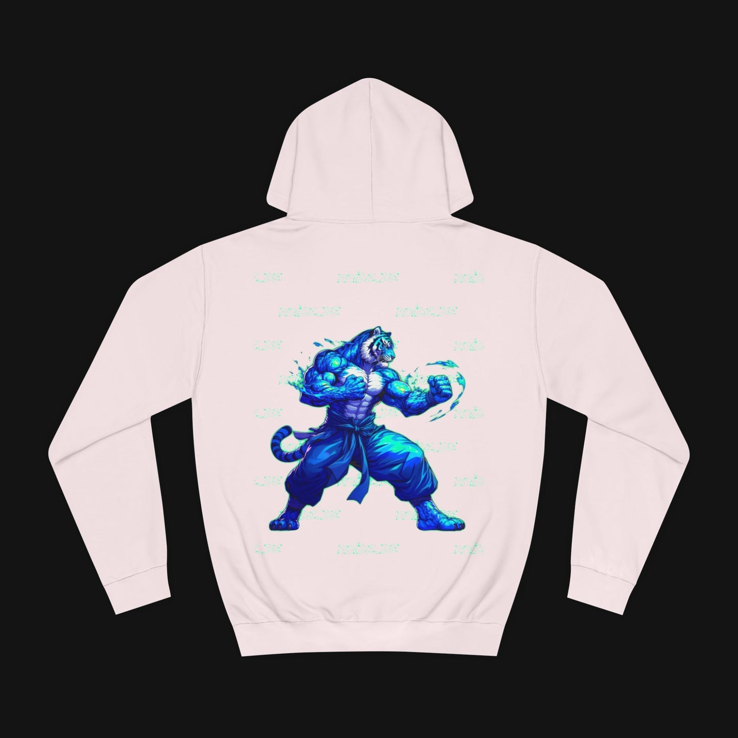 Hoodie (80% Baumwolle) - Schattenboxen, hinten