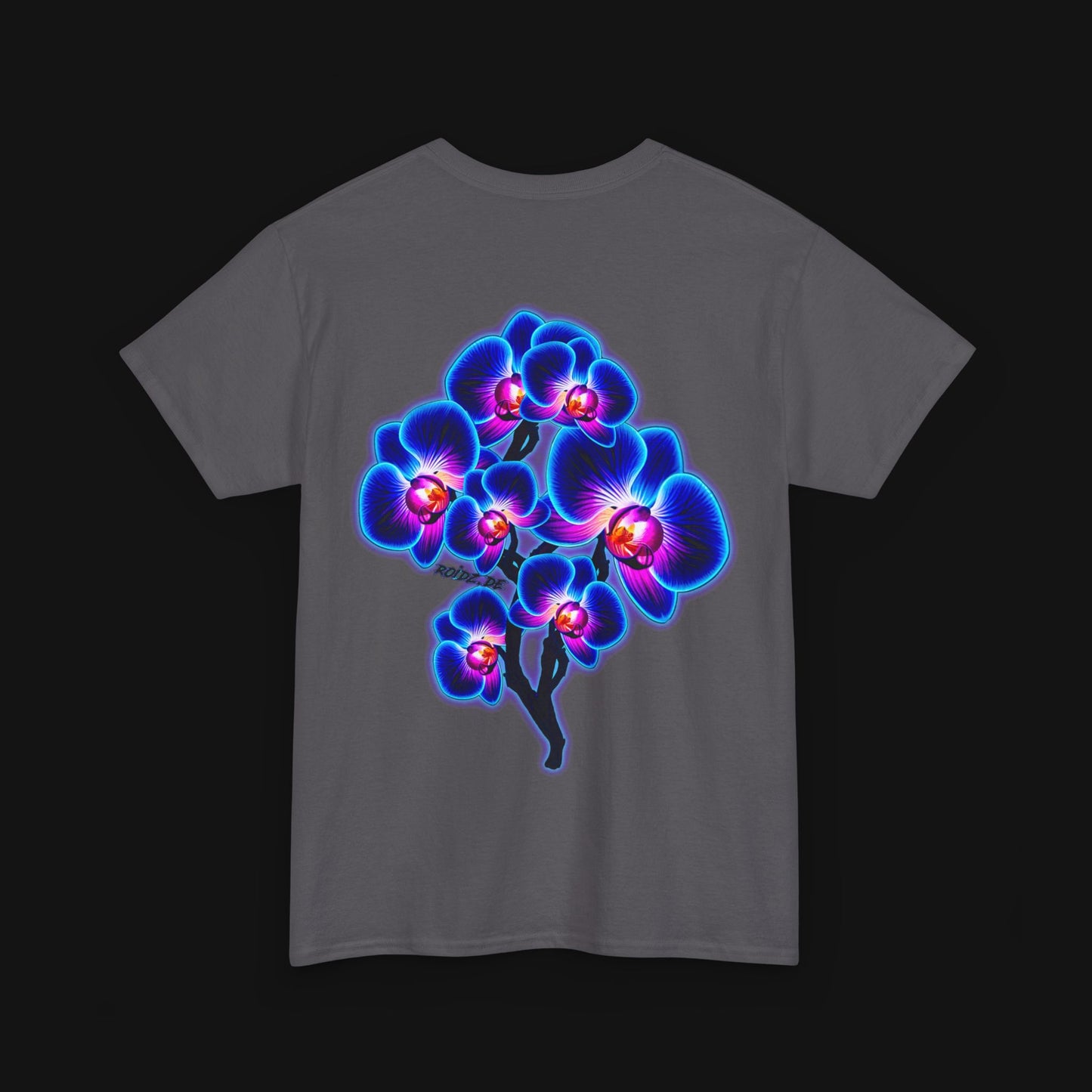 T-Shirt (100% Baumwolle) - Orchidee, hinten