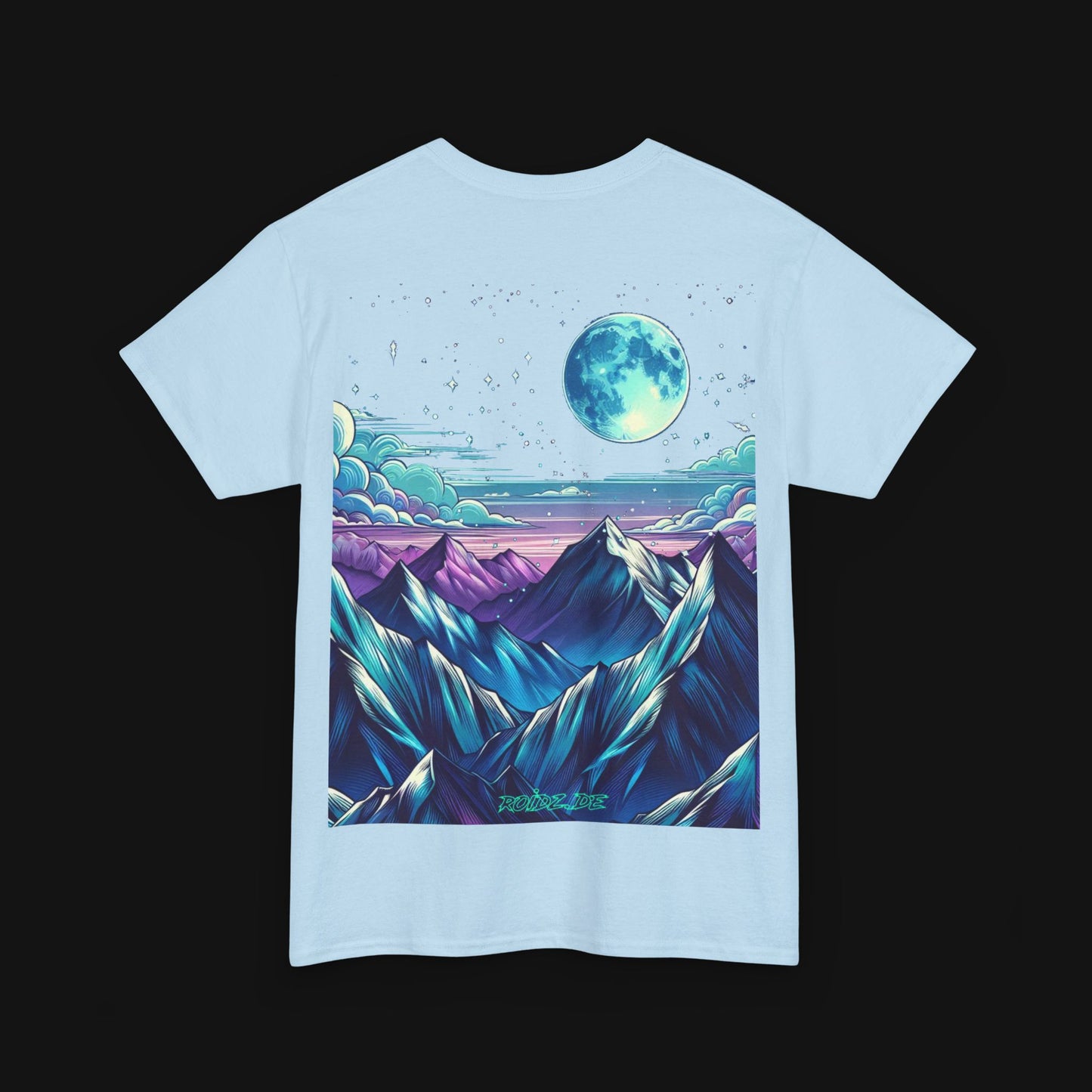 T-Shirt (100% Baumwolle) - Berge, hinten