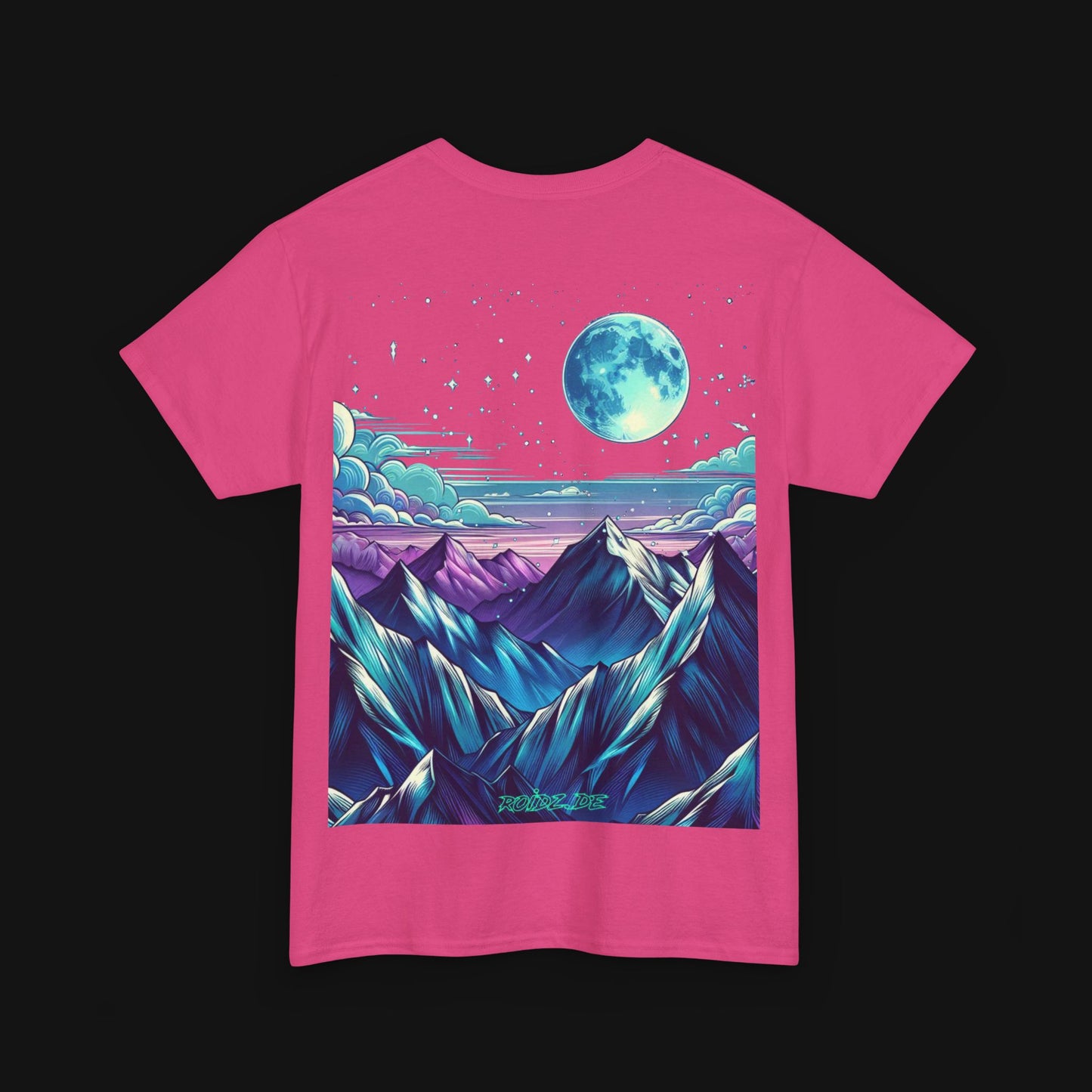 T-Shirt (100% Baumwolle) - Berge, hinten