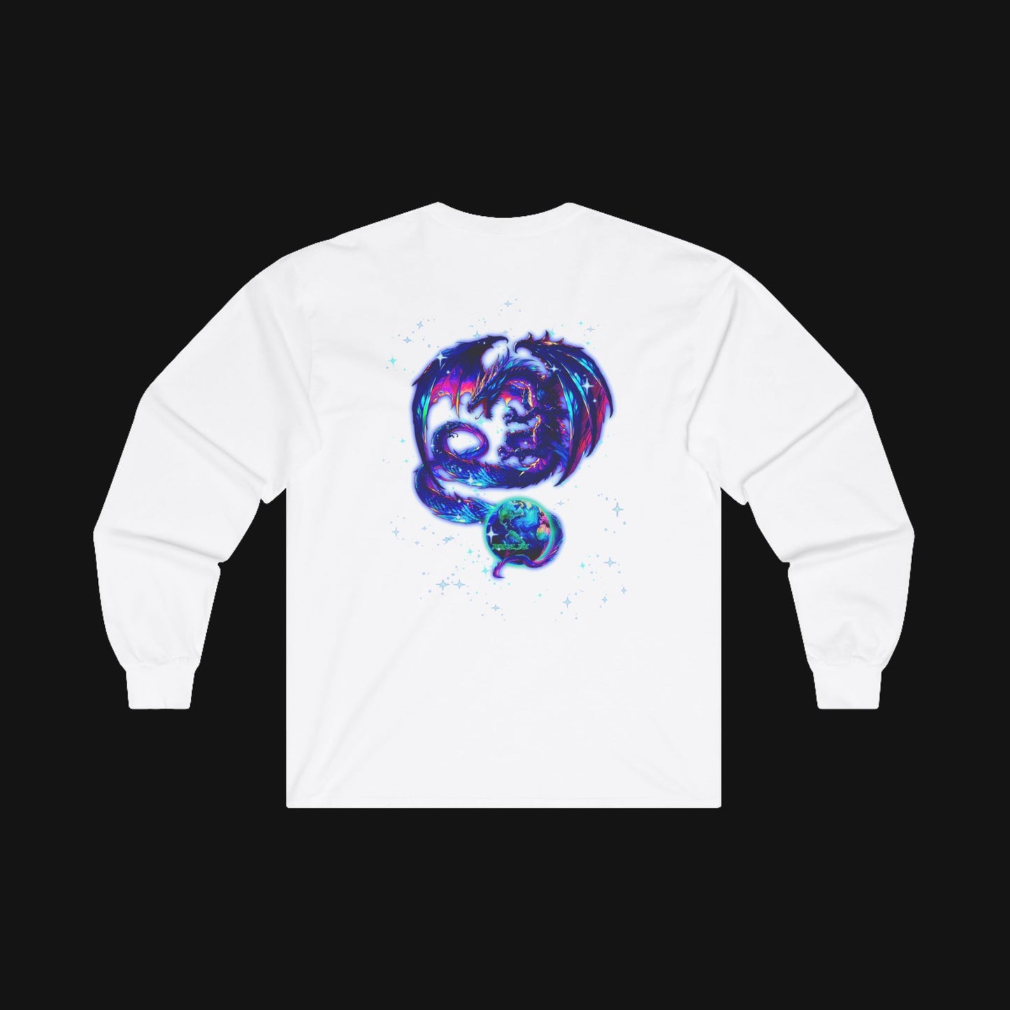 Longsleeve (100% Baumwolle) - Drachen, hinten