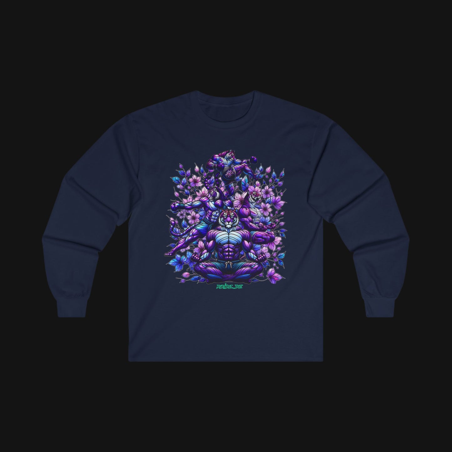 Longsleeve (100% Baumwolle) - Medetieren, vorne
