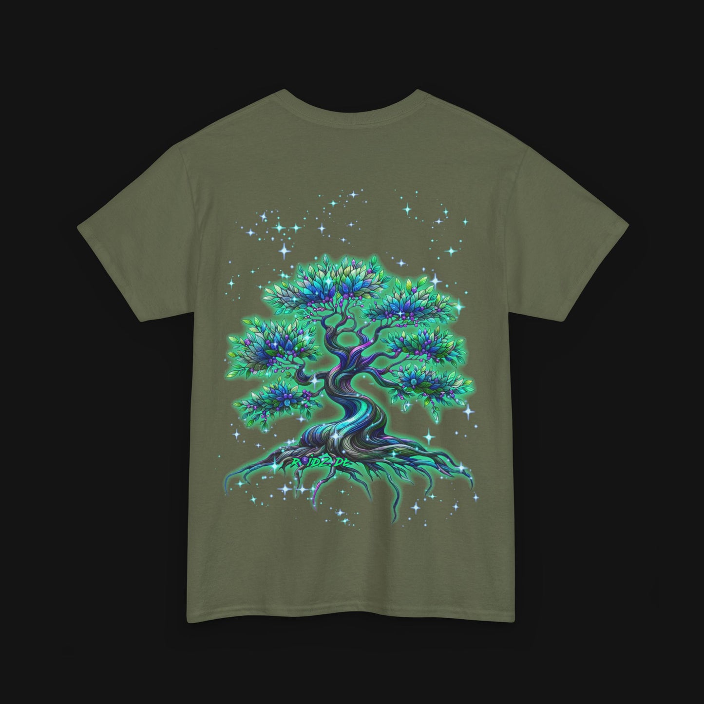 T-Shirt (100% Baumwolle) - Baum, hinten