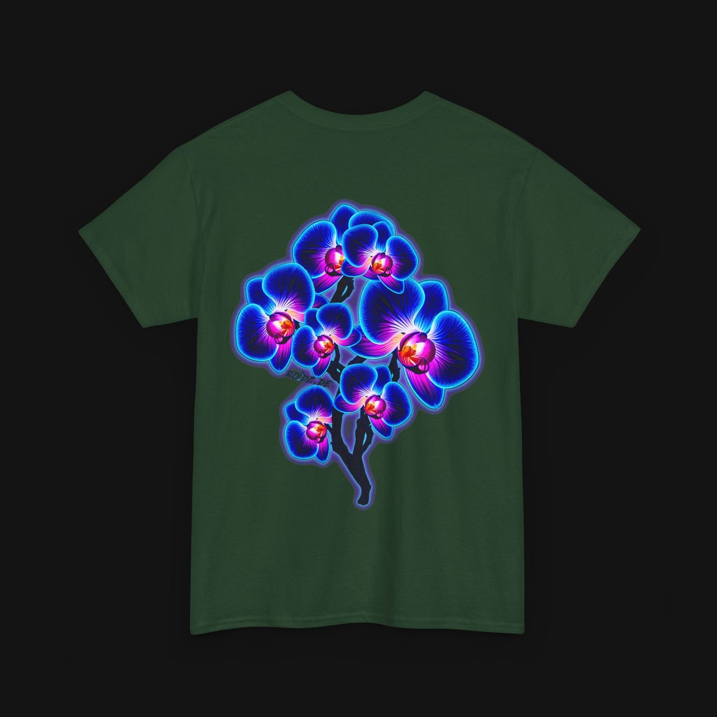T-Shirt (100% Baumwolle) - Orchidee, hinten