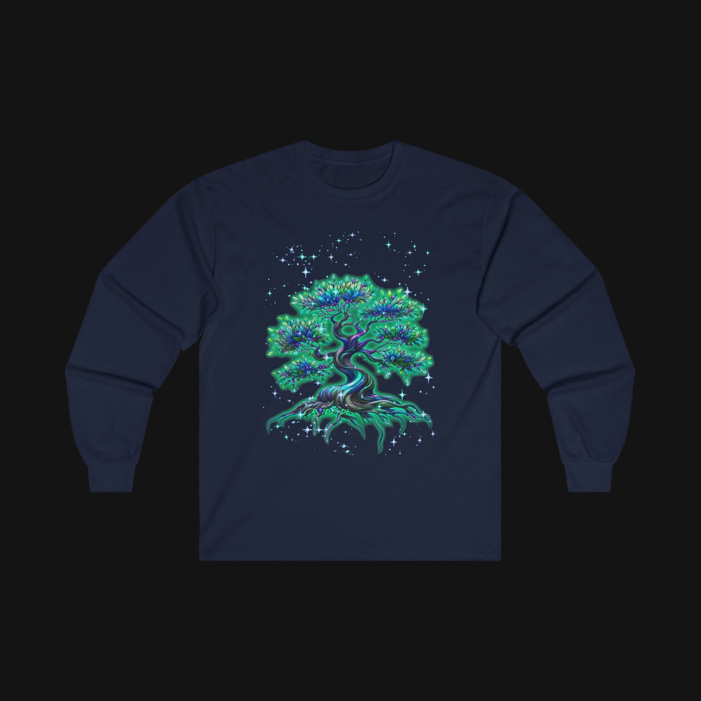 Longsleeve (100% Baumwolle) - Baum, vorne