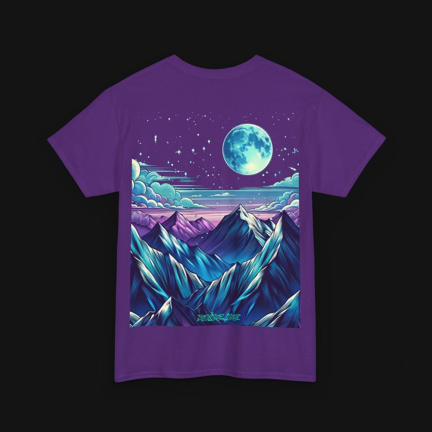 T-Shirt (100% Baumwolle) - Berge, hinten