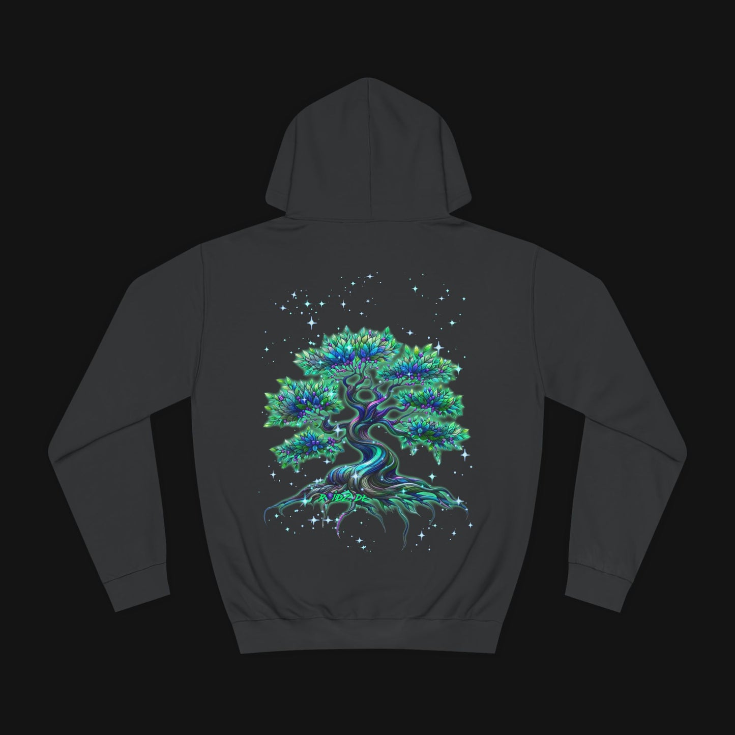 Hoodie (80% Baumwolle) - Bonsai, hinten