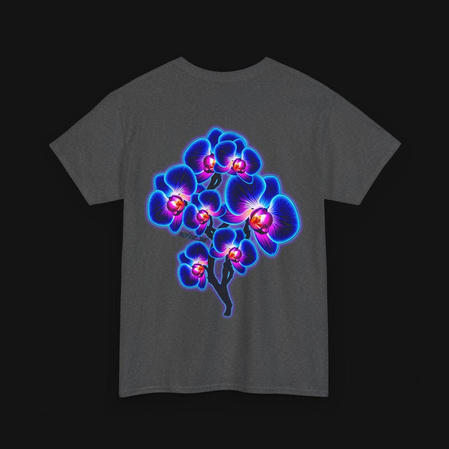 T-Shirt (100% Baumwolle) - Orchidee, hinten