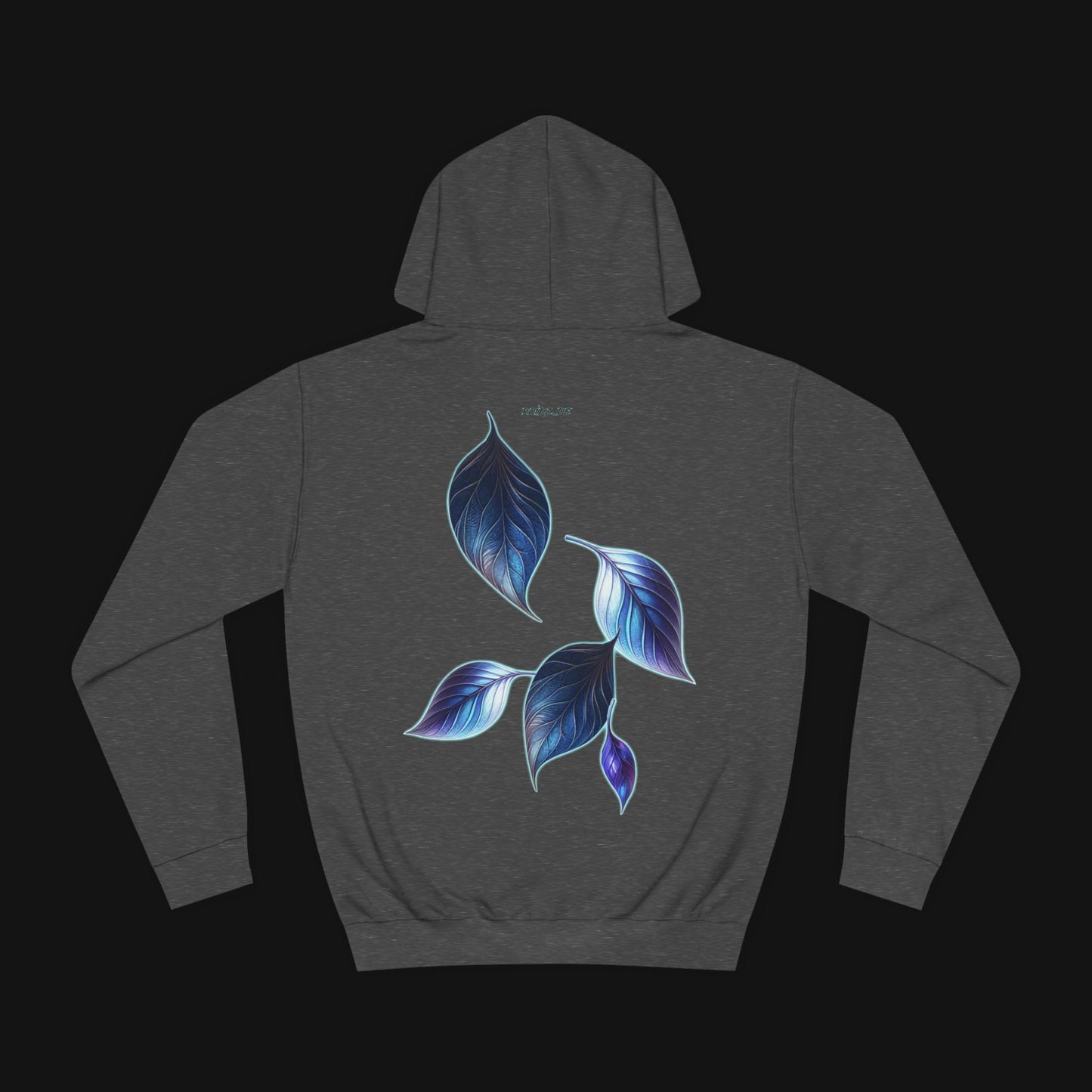 Hoodie (80% Baumwolle) - Blätter, hinten