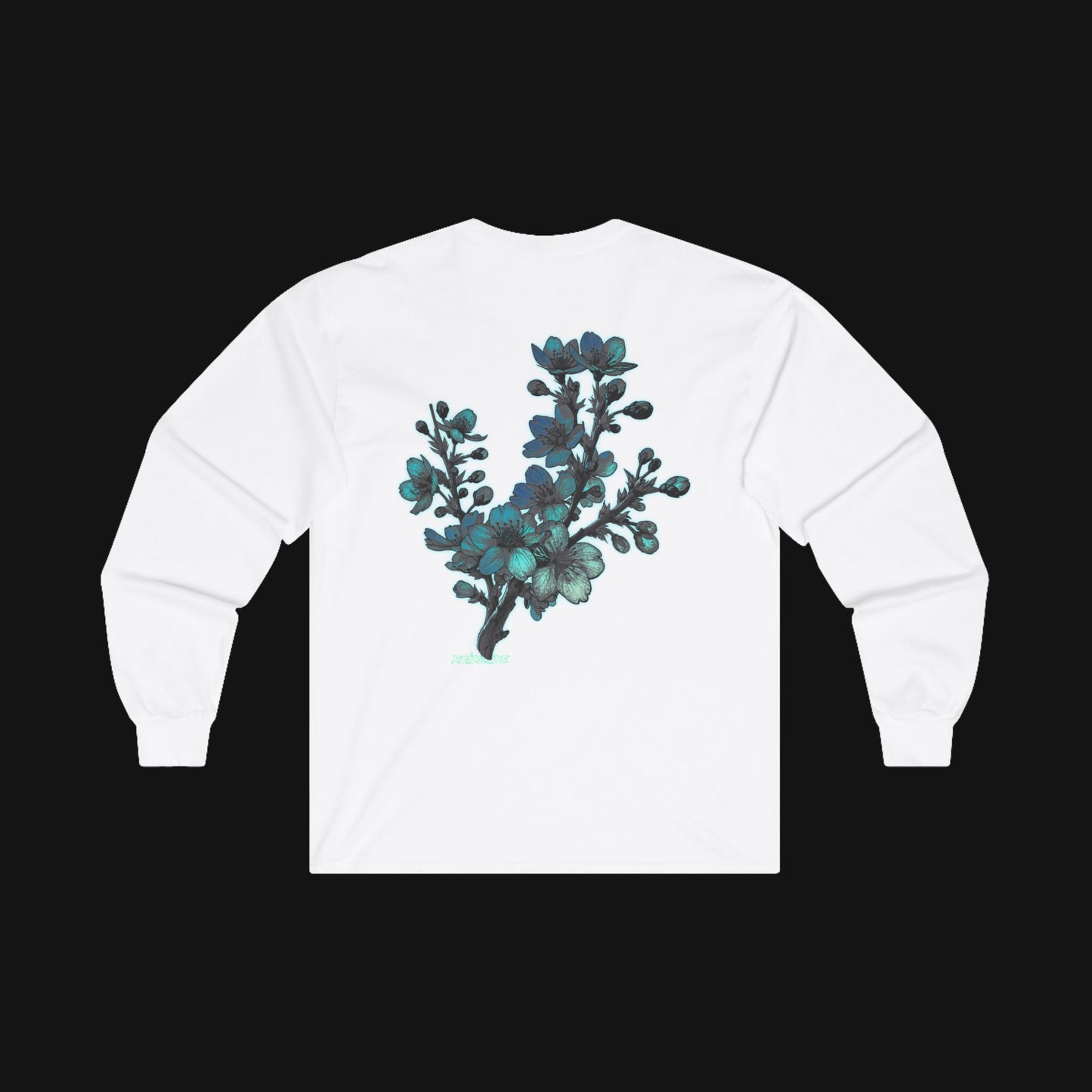 Longsleeve (100% Baumwolle) - Kirsche, hinten