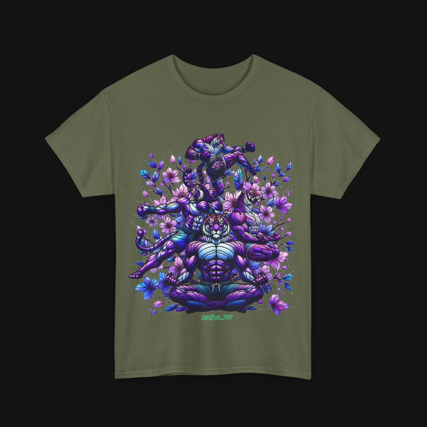 T-Shirt (100% Baumwolle) - Meditieren, vorne