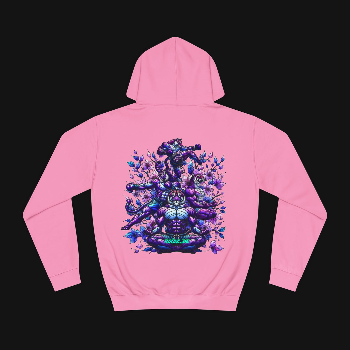 Hoodie (80% Baumwolle) - Meditieren, hinten