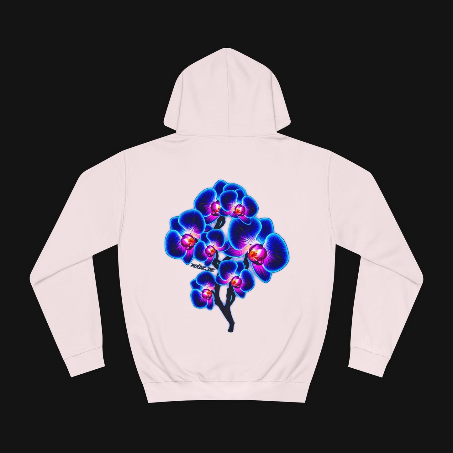Hoodie (80% Baumwolle) - Orchidee, hinten