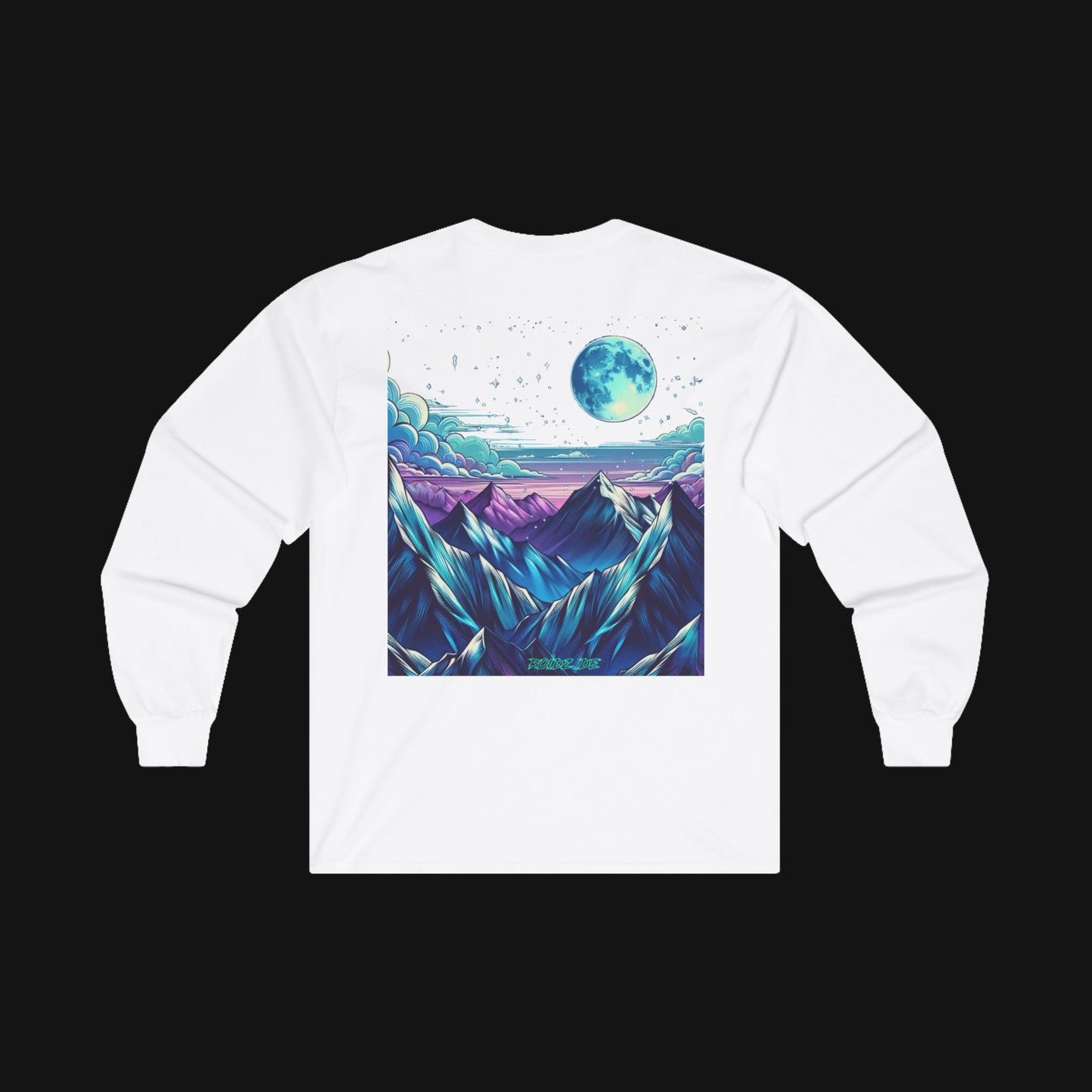 Longsleeve (100% Baumwolle) - Berge, hinten