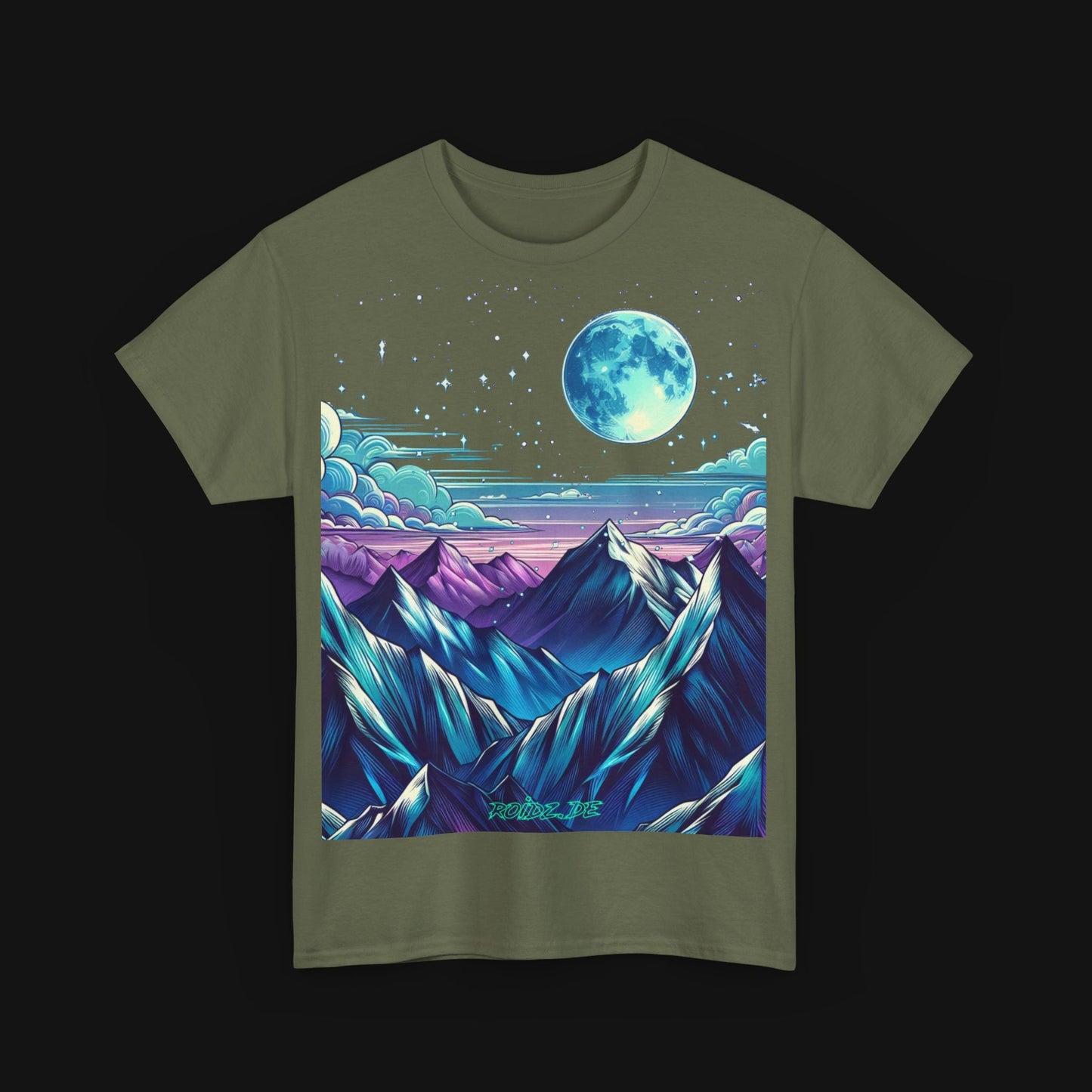 T-Shirt (100% Baumwolle) - Berge, vorne