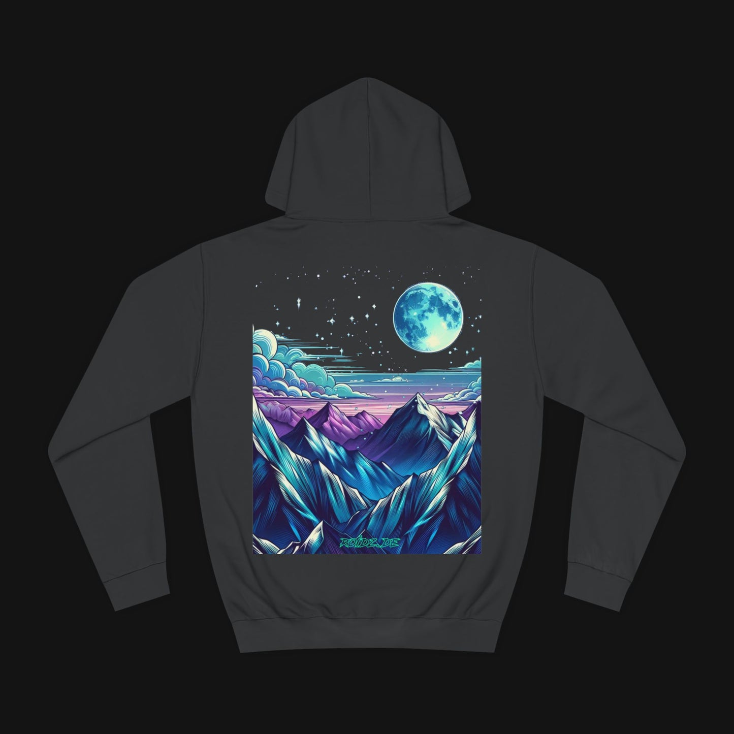Hoodie (80% Baumwolle) - Berge, hinten
