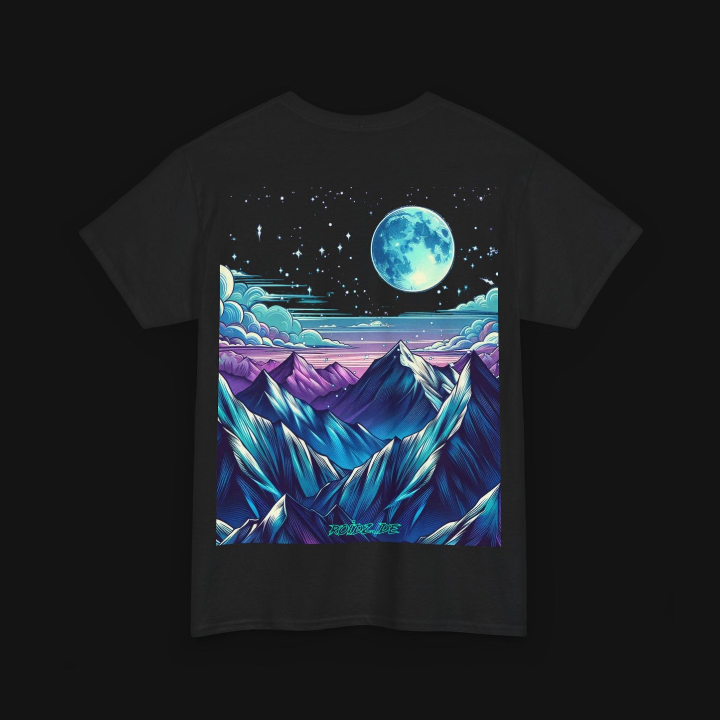 T-Shirt (100% Baumwolle) - Berge, hinten