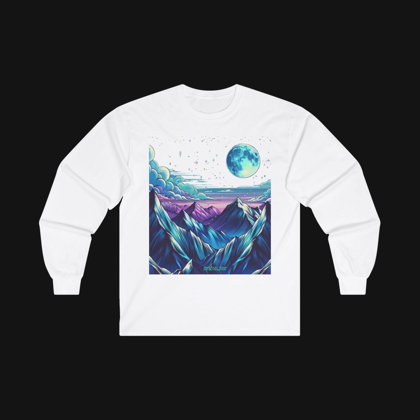Longsleeve (100% Baumwolle) - Berge, vorne
