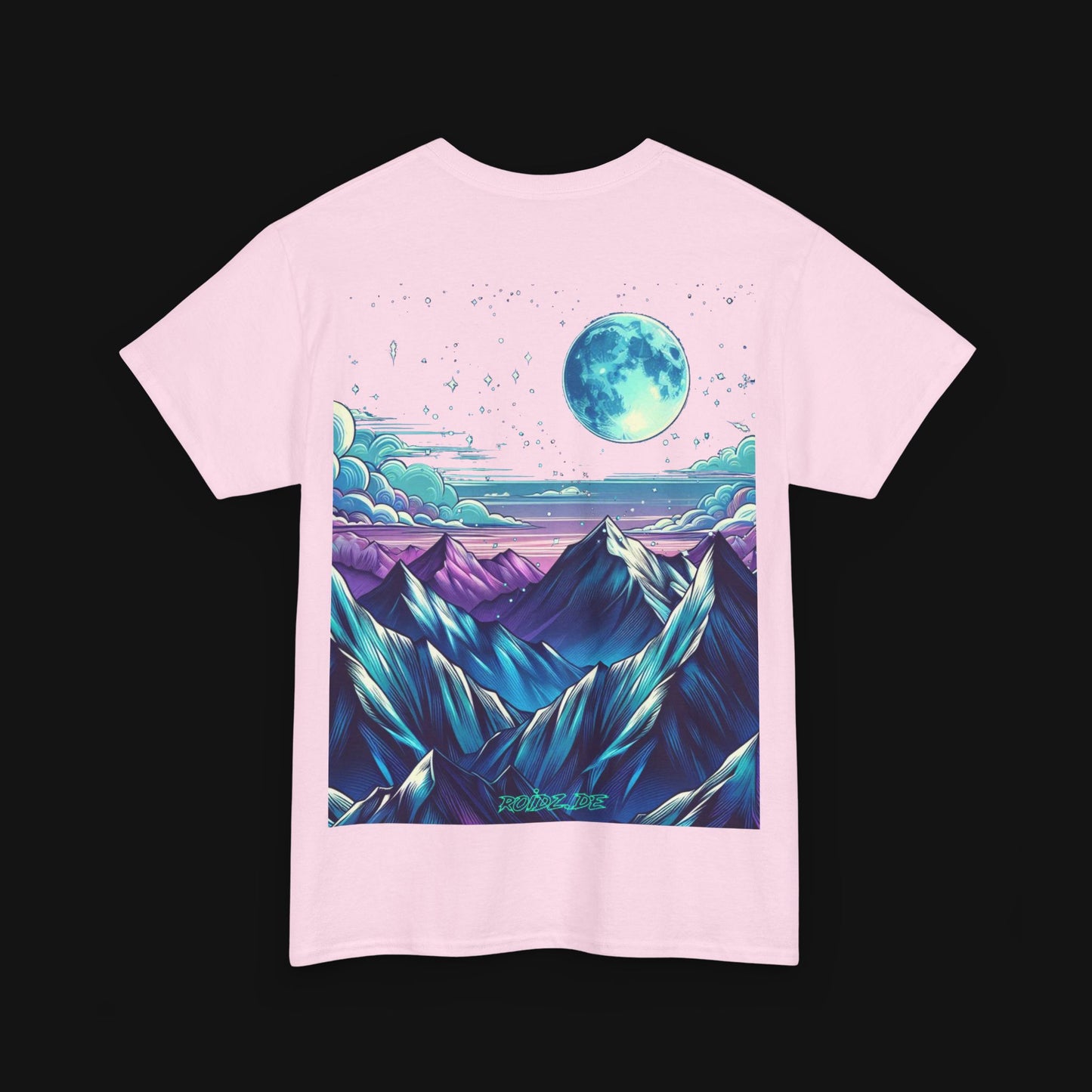 T-Shirt (100% Baumwolle) - Berge, hinten