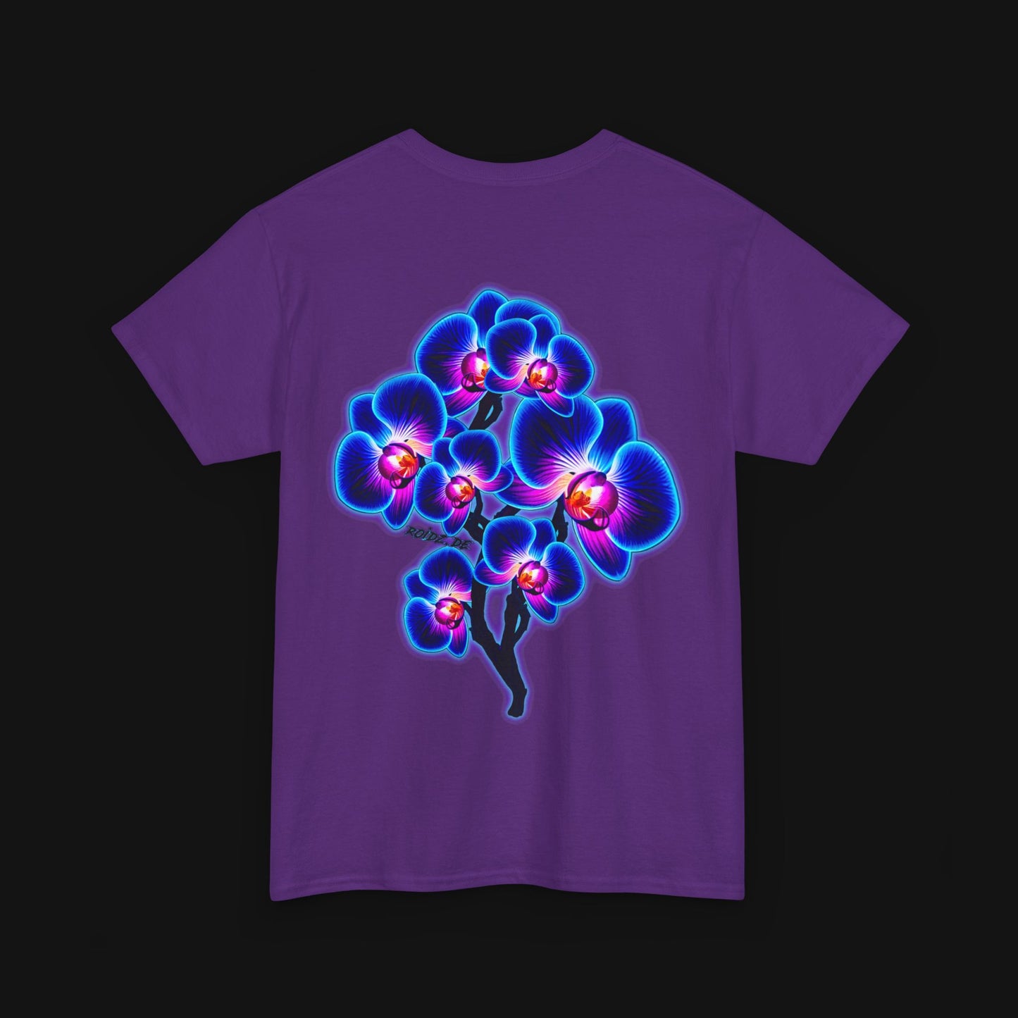 T-Shirt (100% Baumwolle) - Orchidee, hinten
