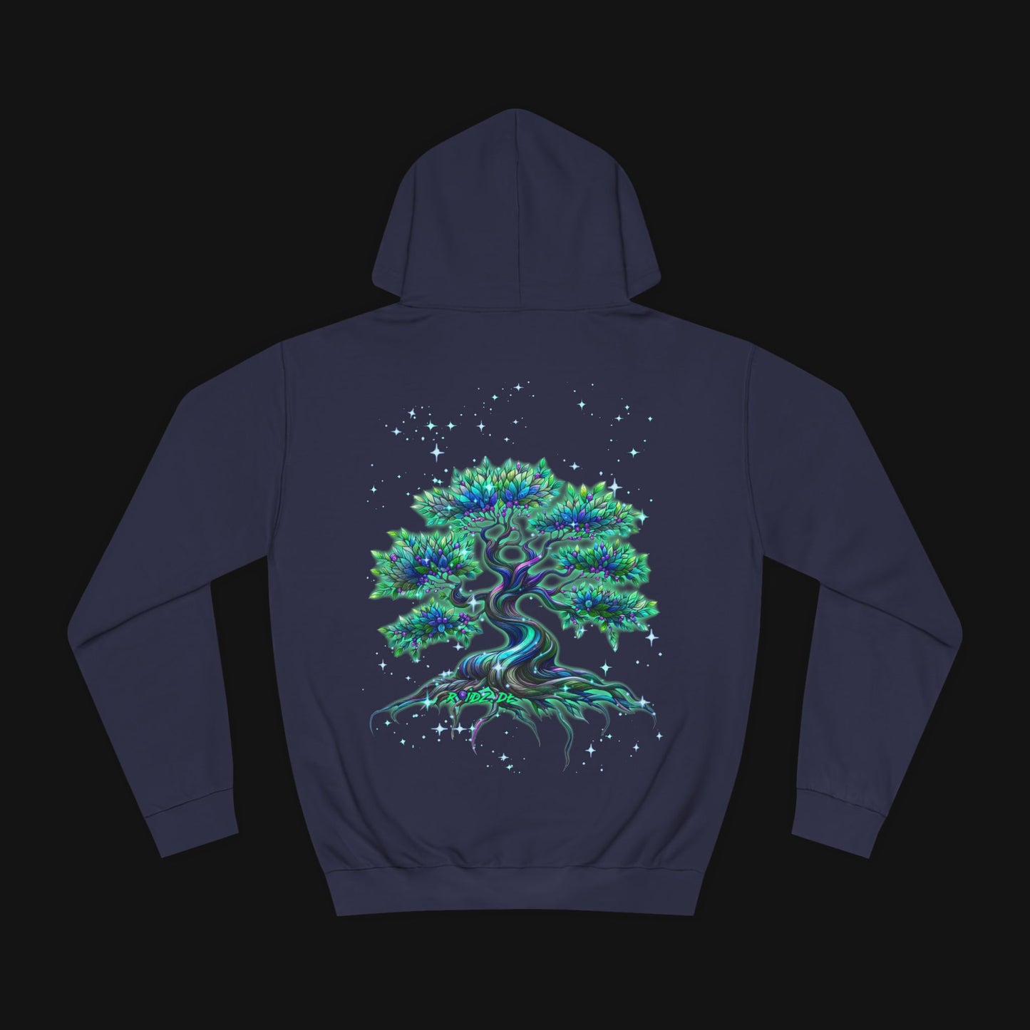 Hoodie (80% Baumwolle) - Bonsai, hinten
