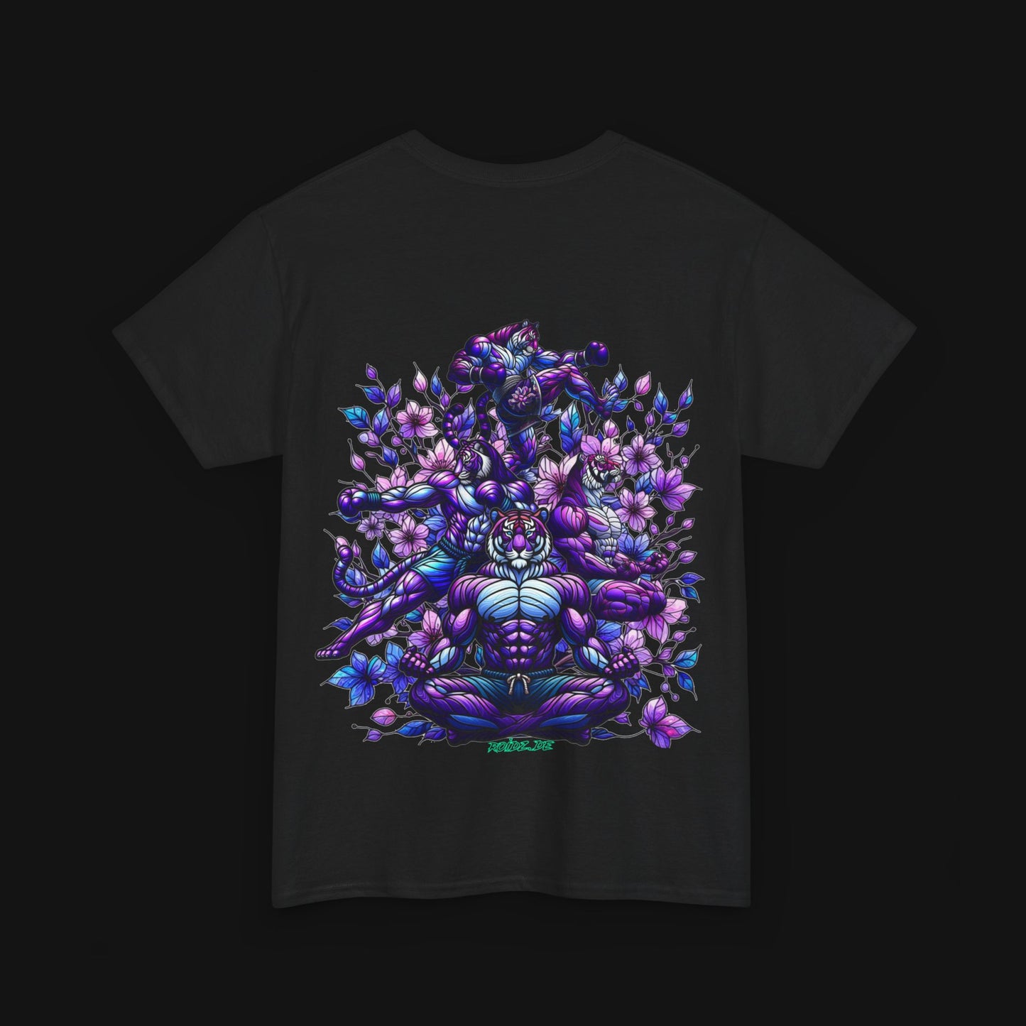 T-Shirt (100% Baumwolle) - Meditieren, hinten