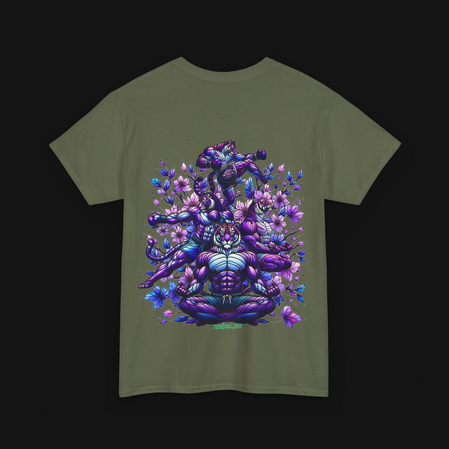 T-Shirt (100% Baumwolle) - Meditieren, hinten