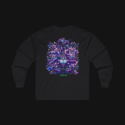 Longsleeve (100% Baumwolle) - Meditieren, hinten
