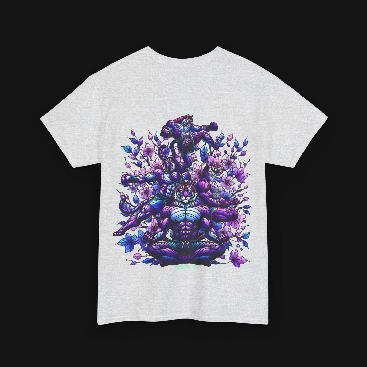 T-Shirt (100% Baumwolle) - Meditieren, hinten