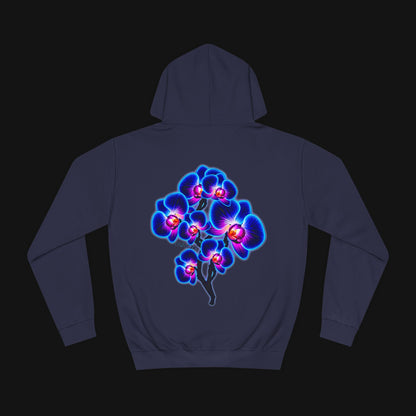 Hoodie (80% Baumwolle) - Orchidee, hinten