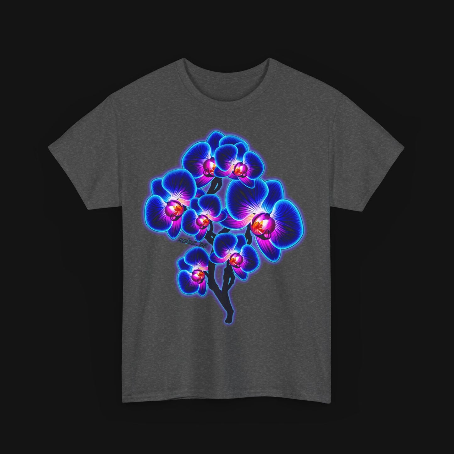 T-Shirt (100% Baumwolle) - Orchidee, vorne
