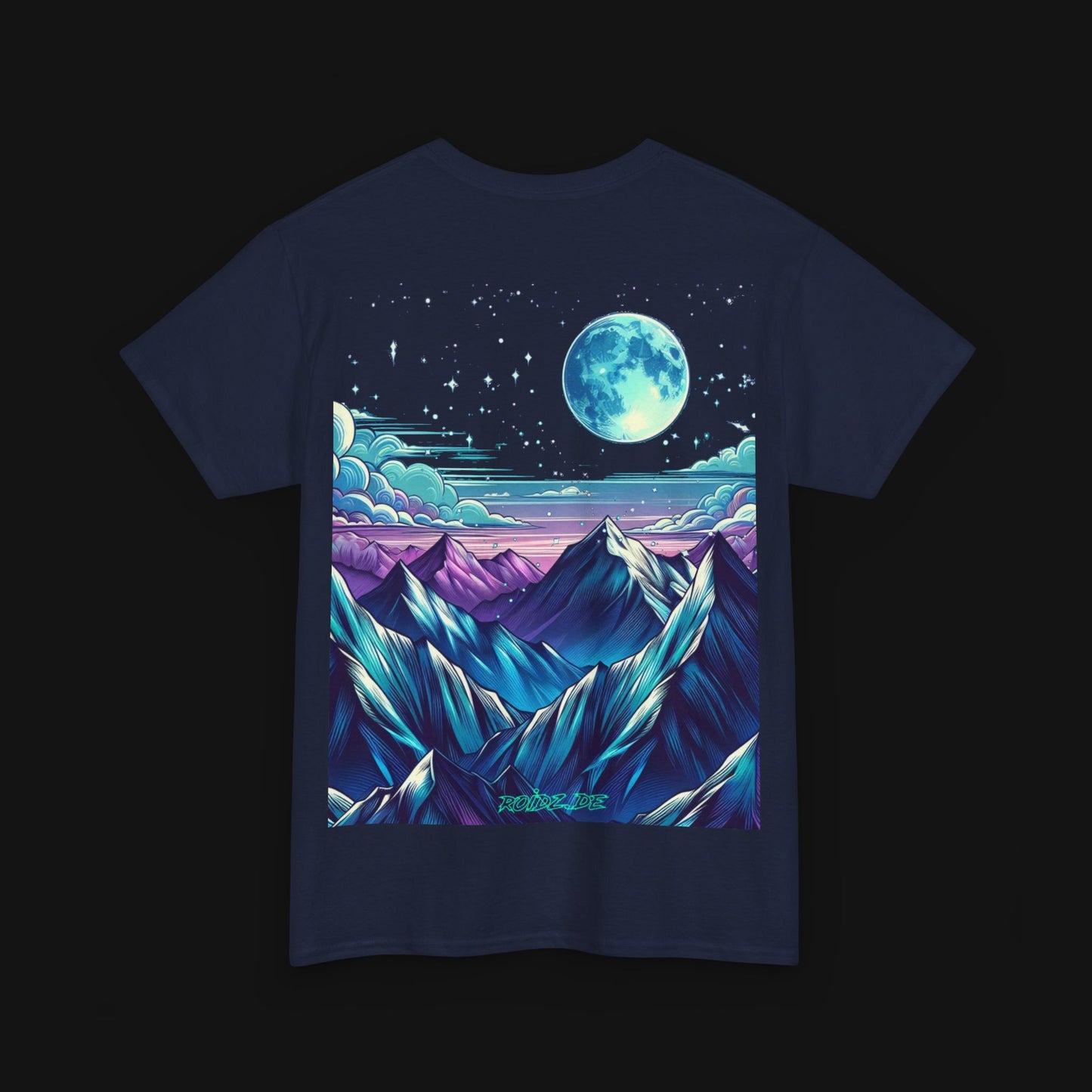 T-Shirt (100% Baumwolle) - Berge, hinten