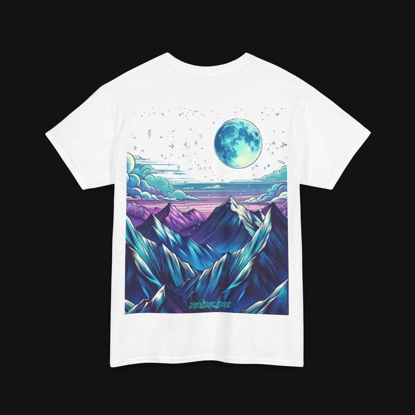 T-Shirt (100% Baumwolle) - Berge, hinten