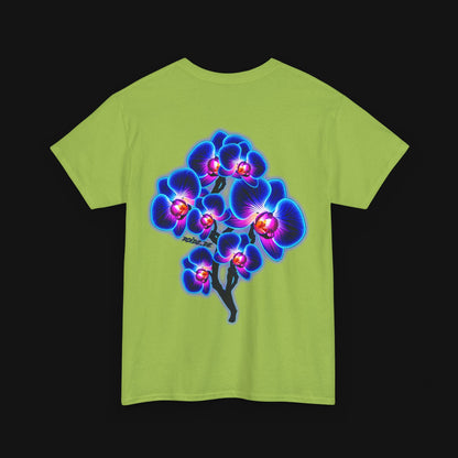 T-Shirt (100% Baumwolle) - Orchidee, hinten