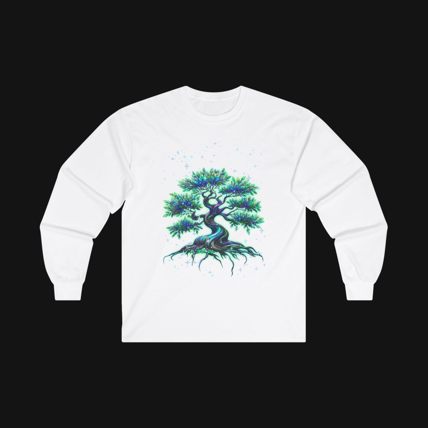 Longsleeve (100% Baumwolle) - Baum, vorne