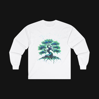Longsleeve (100% Baumwolle) - Baum, vorne