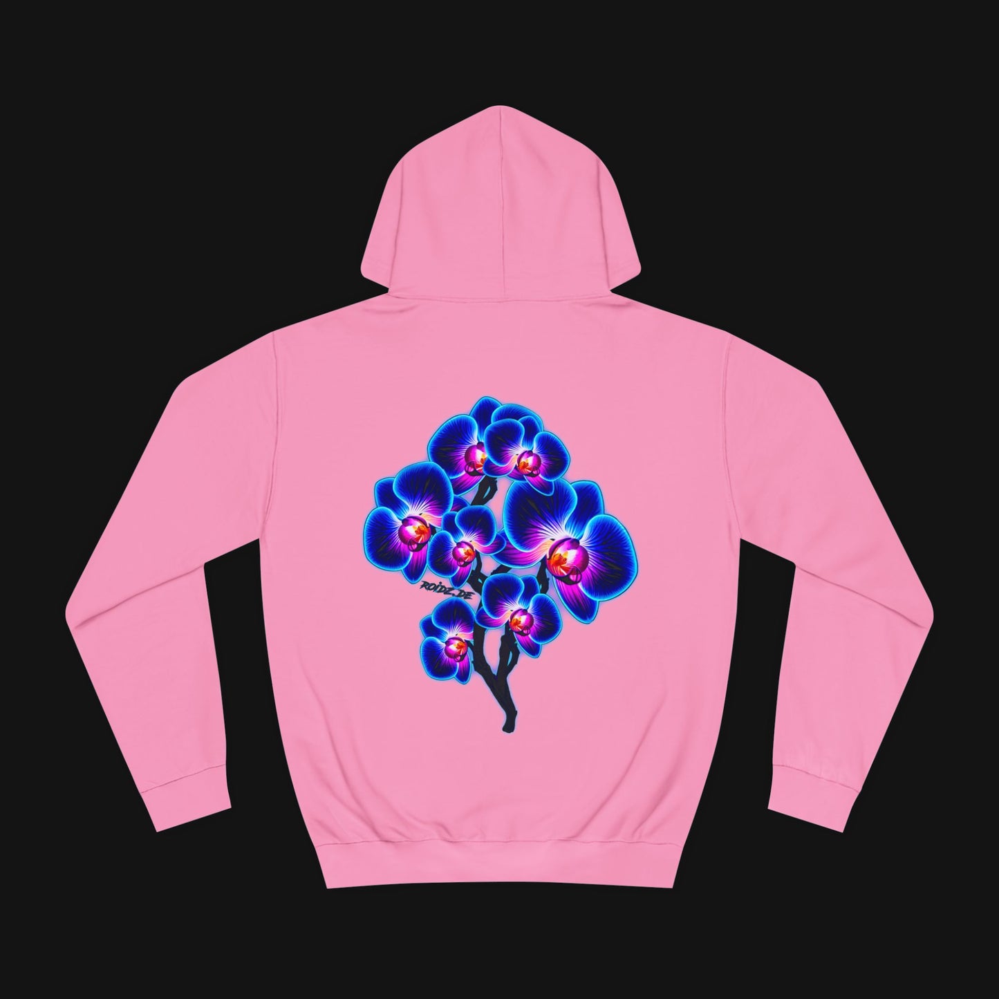 Hoodie (80% Baumwolle) - Orchidee, hinten